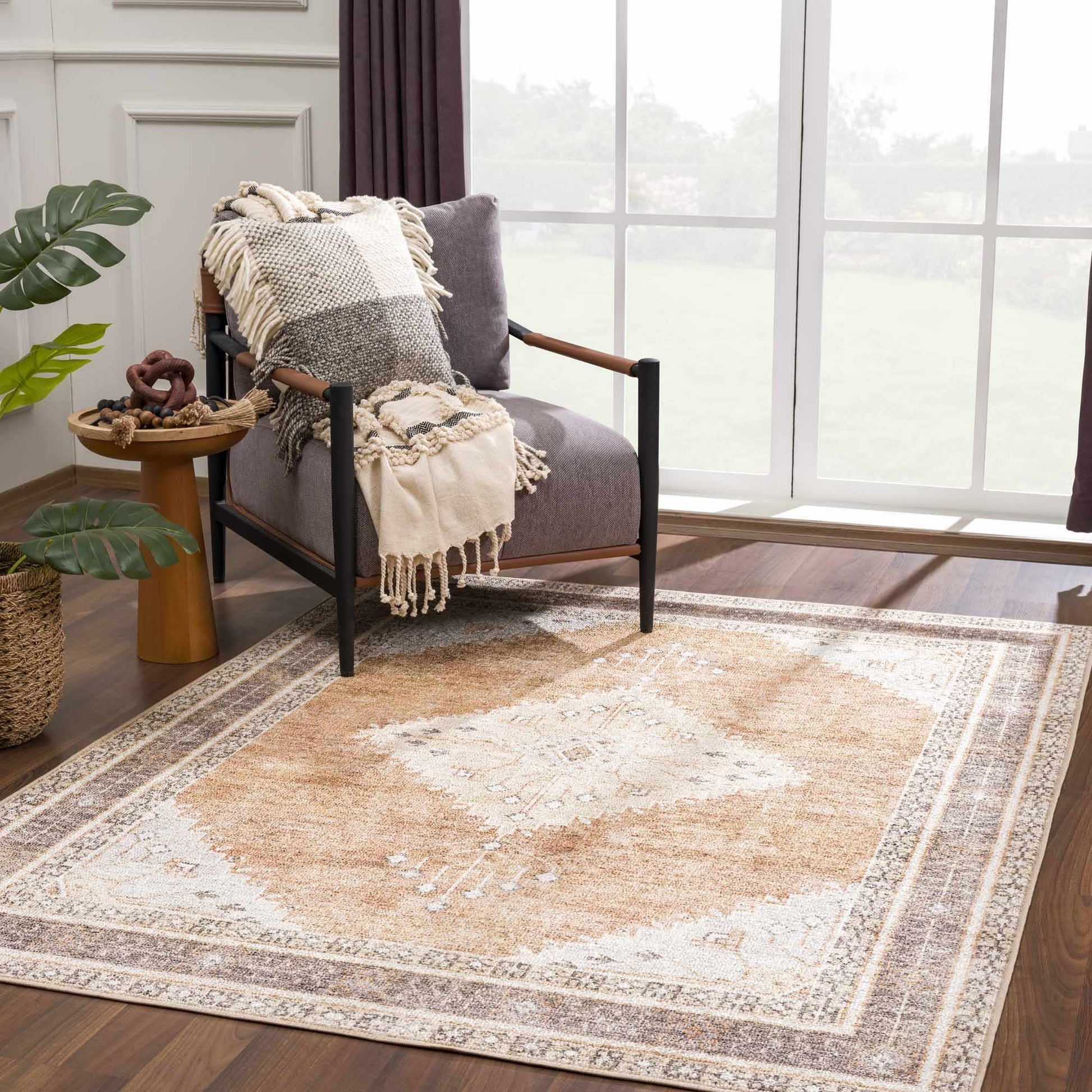 Albas Washable Area Rug from PriceLows™