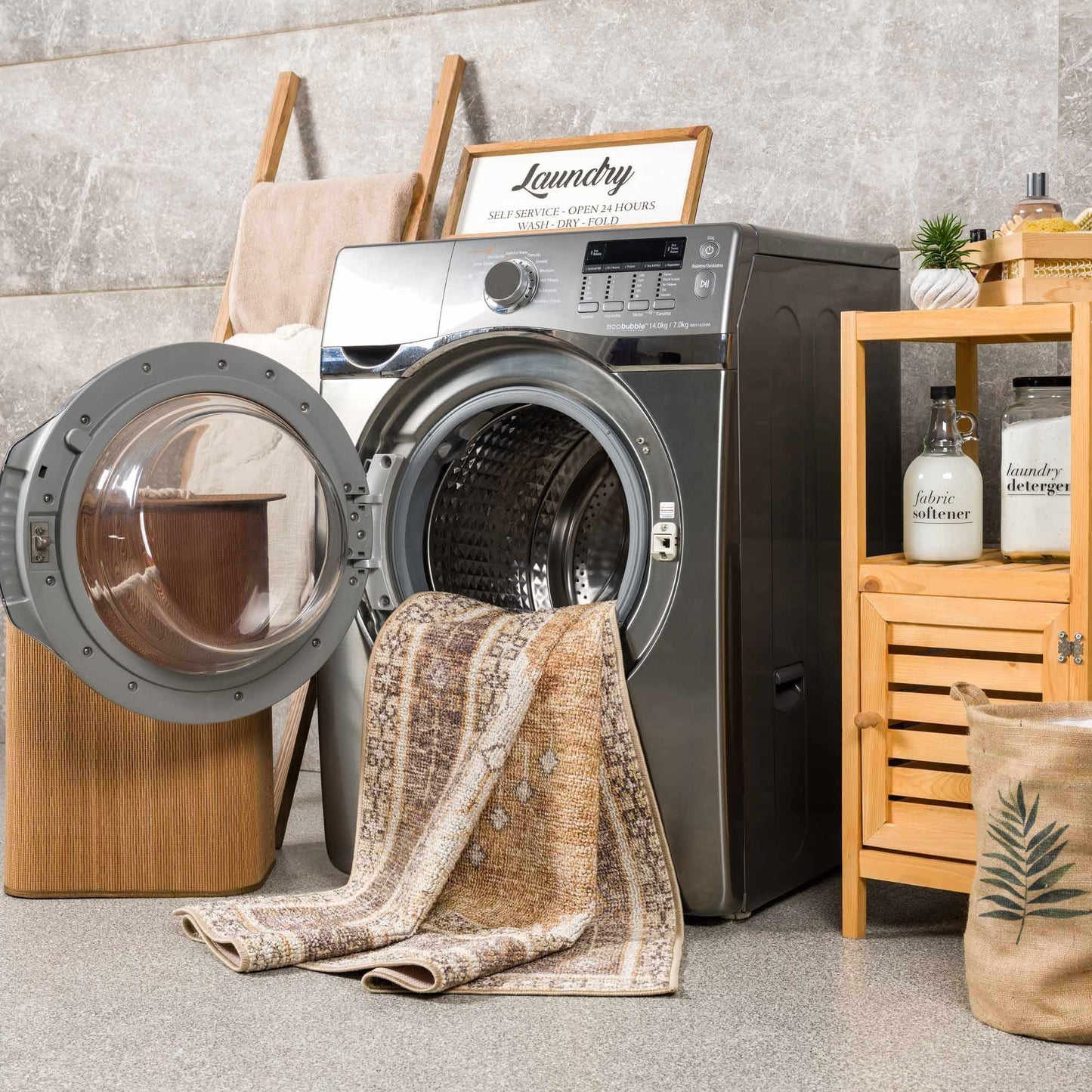 Albas Washable Area Rug from PriceLows™