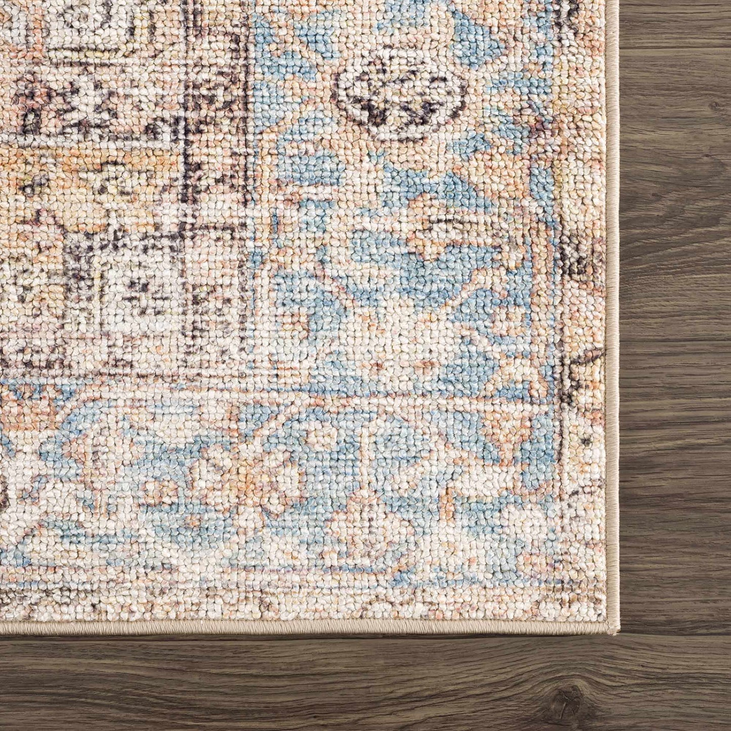 Beck Peach Washable Area Rug from PriceLows™