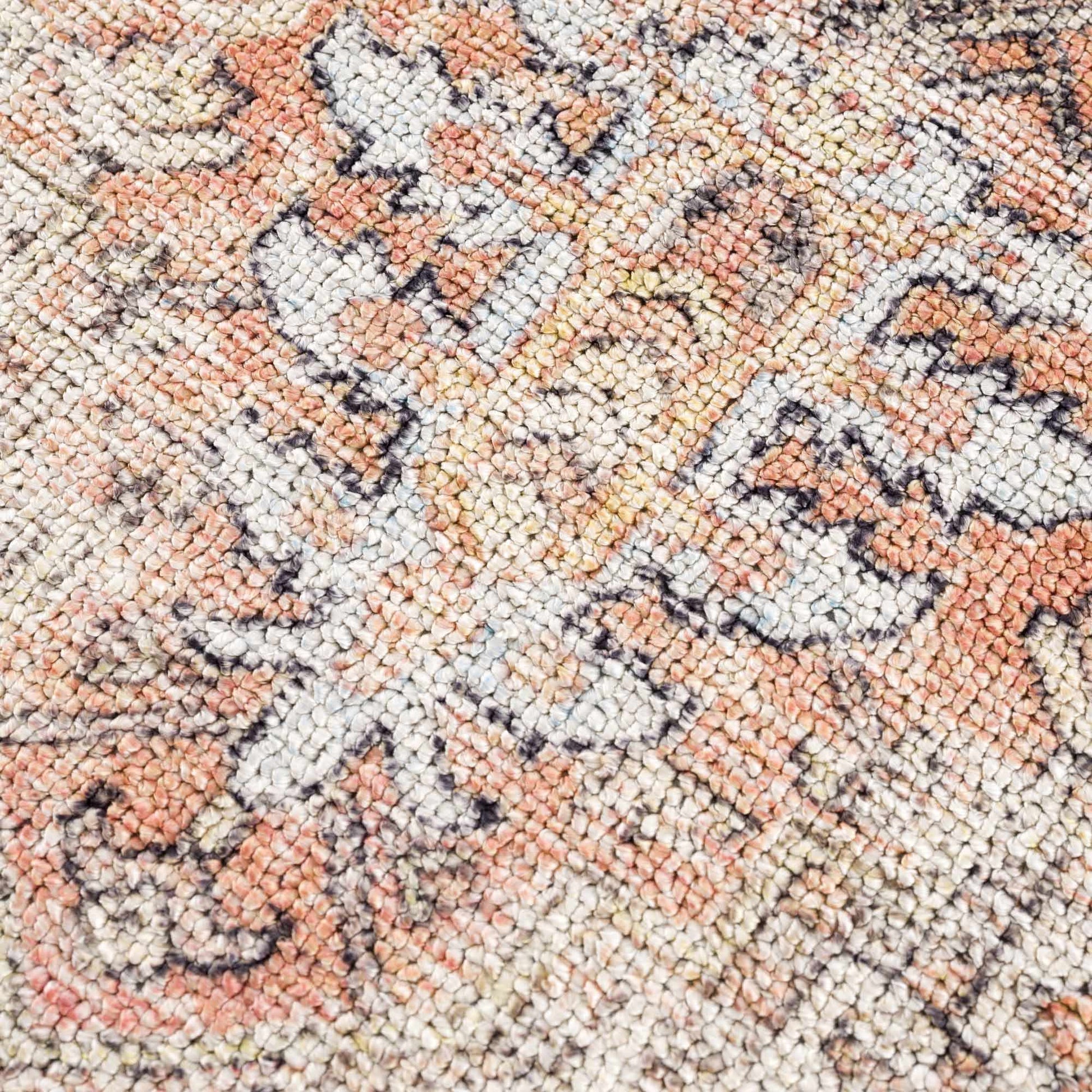 Beck Peach Washable Area Rug from PriceLows™