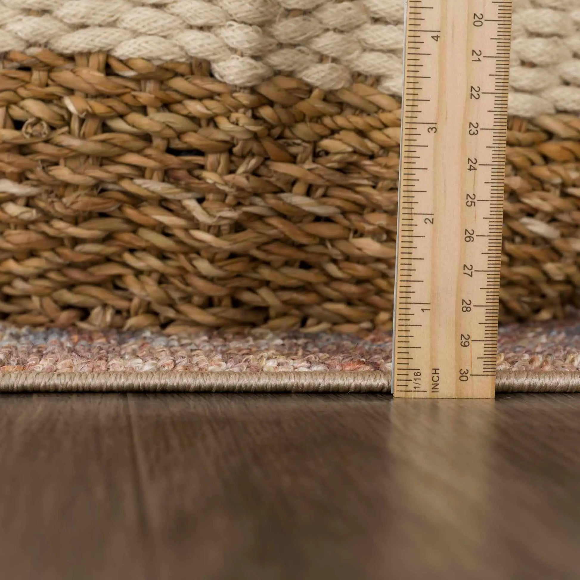 Anshu Peach Washable Area Rug from PriceLows™