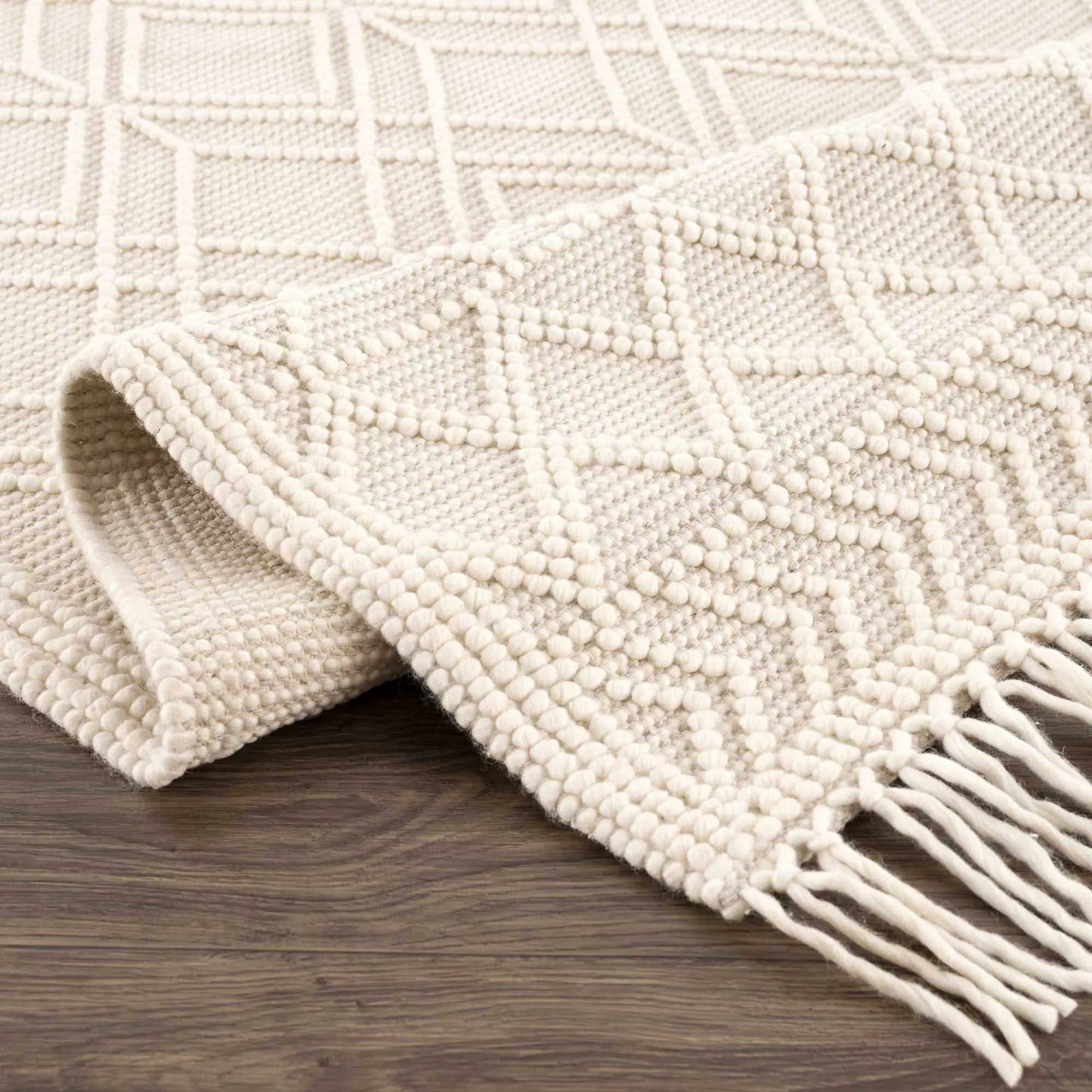 Ramsbury Beige Area Rug from PriceLows™