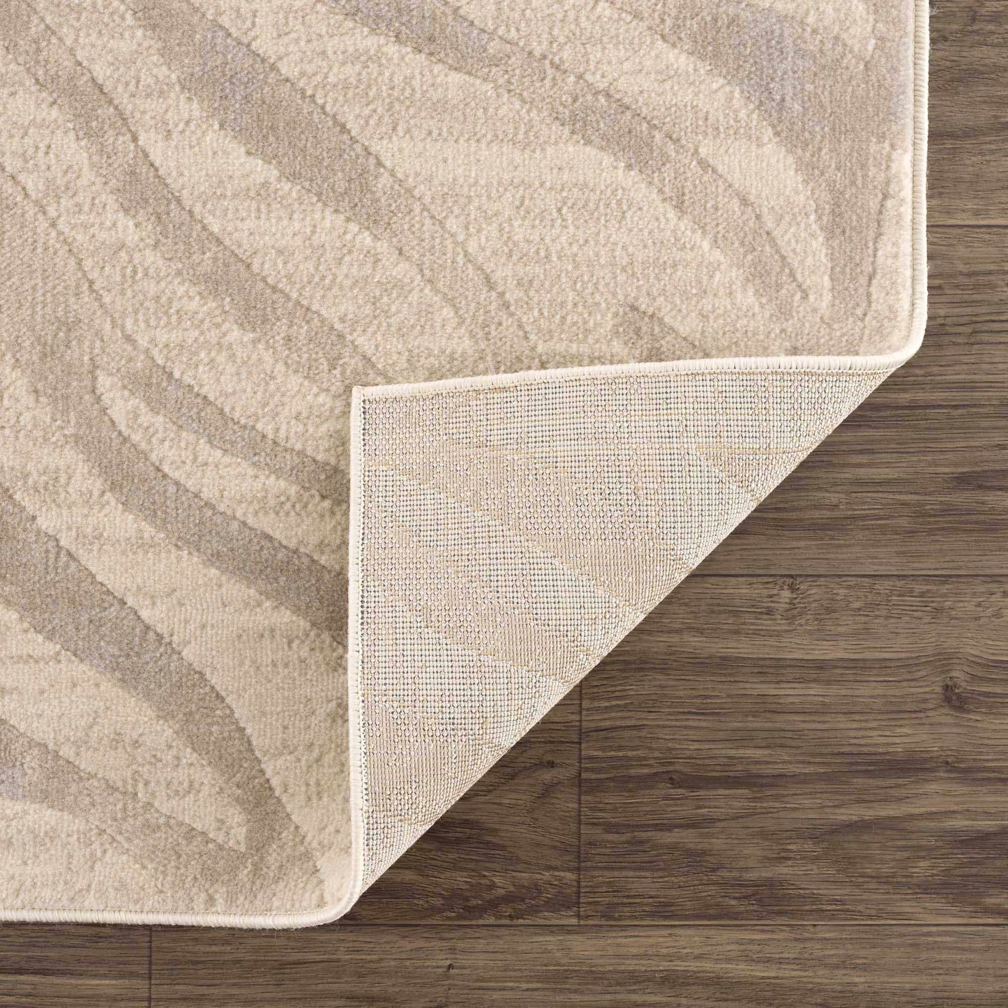 Beige Manteca Zebra Print Area Rug from PriceLows™