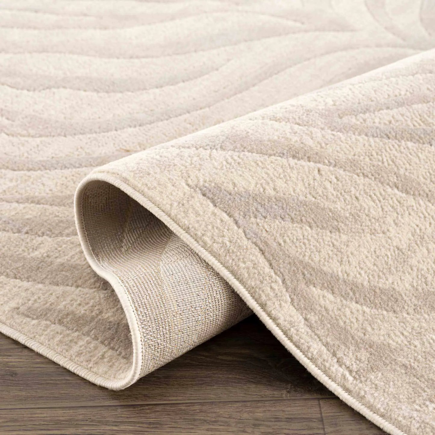 Beige Manteca Zebra Print Area Rug from PriceLows™