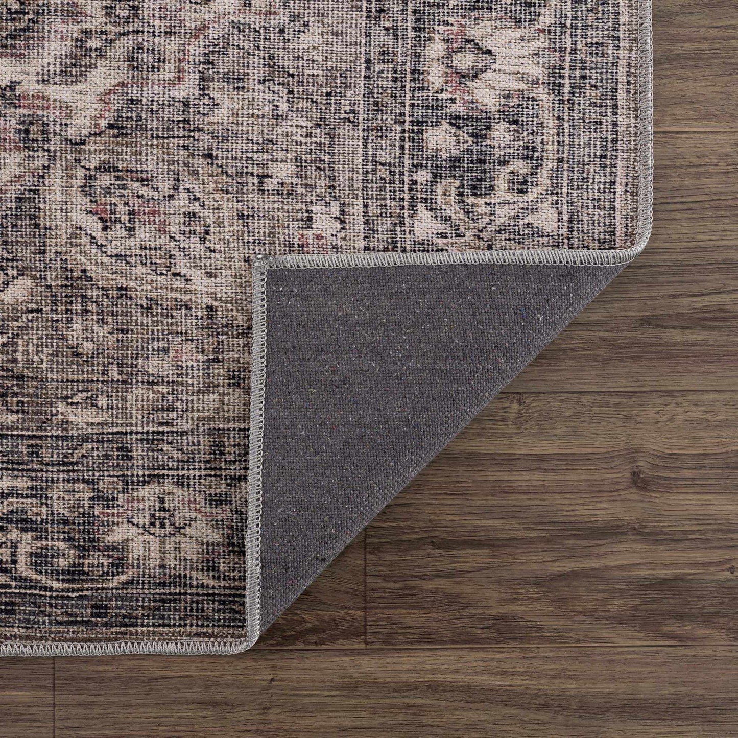 Dusty Sage Greenpoint Medallion Washable Area Rug from PriceLows™