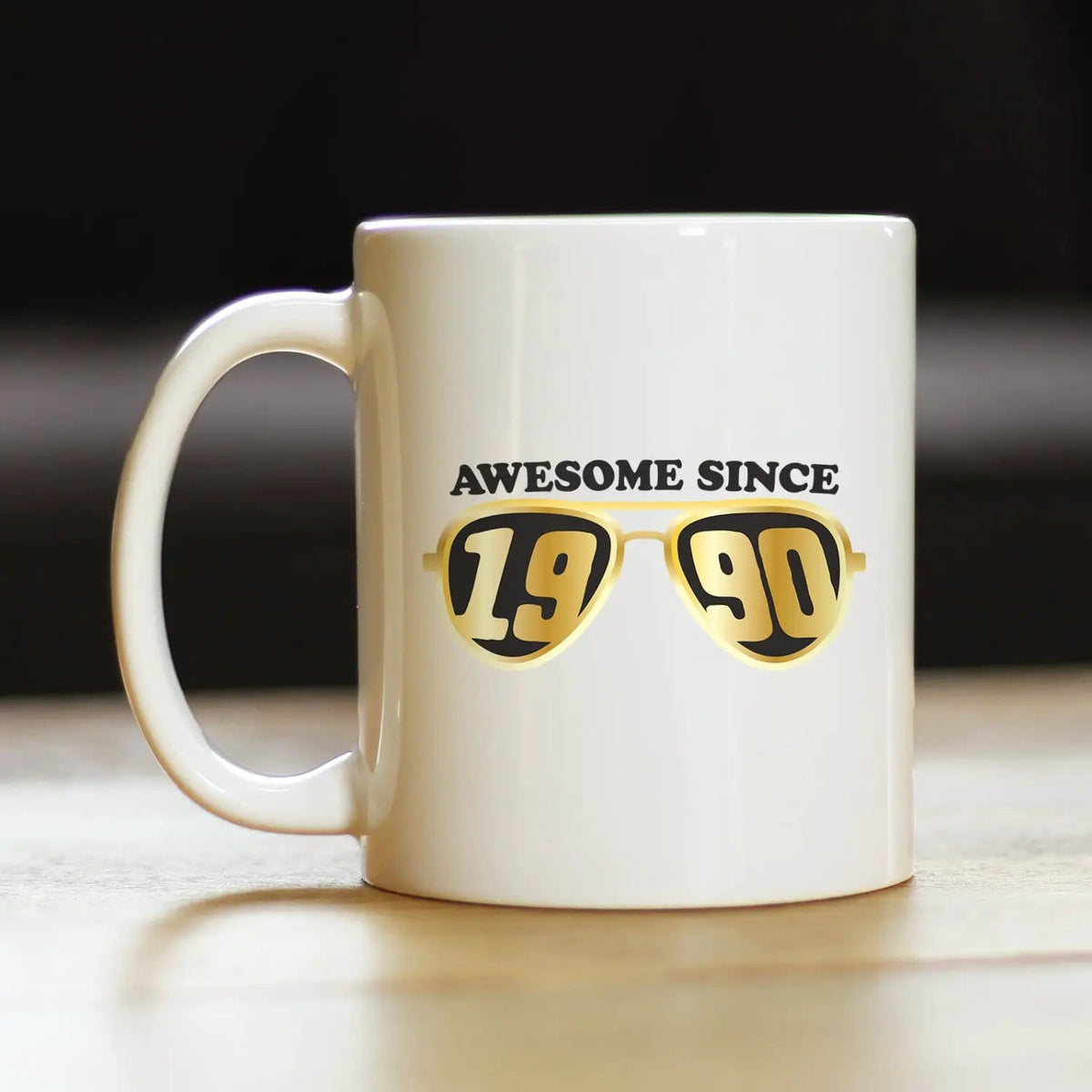 Ceramic Coffee Mug | Dishwasher & Microwave Safe | Double Printed | Awesome Since 1990