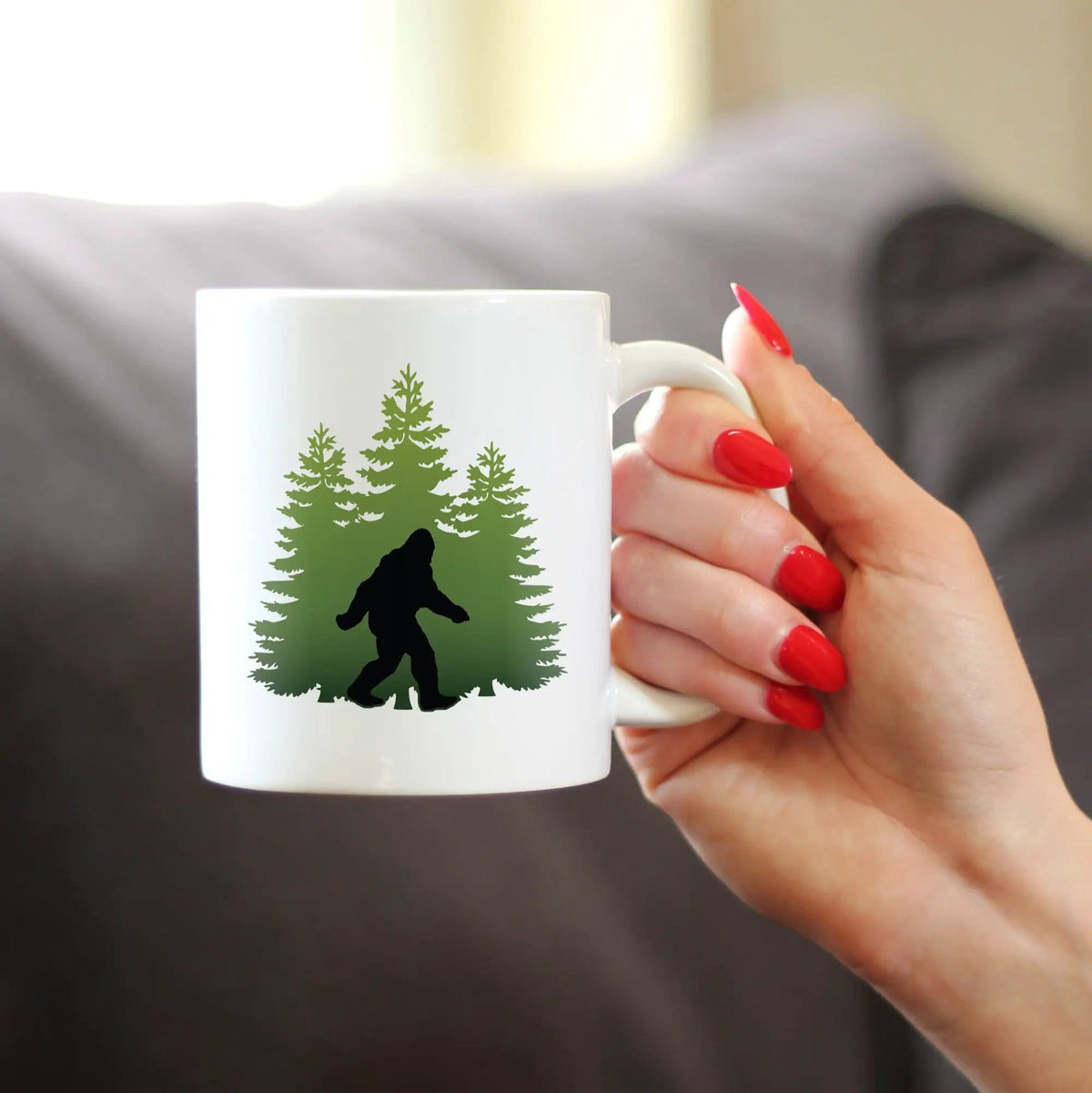 Ceramic Coffee Mug | Dishwasher & Microwave Safe | Double Printed | Bigfoot