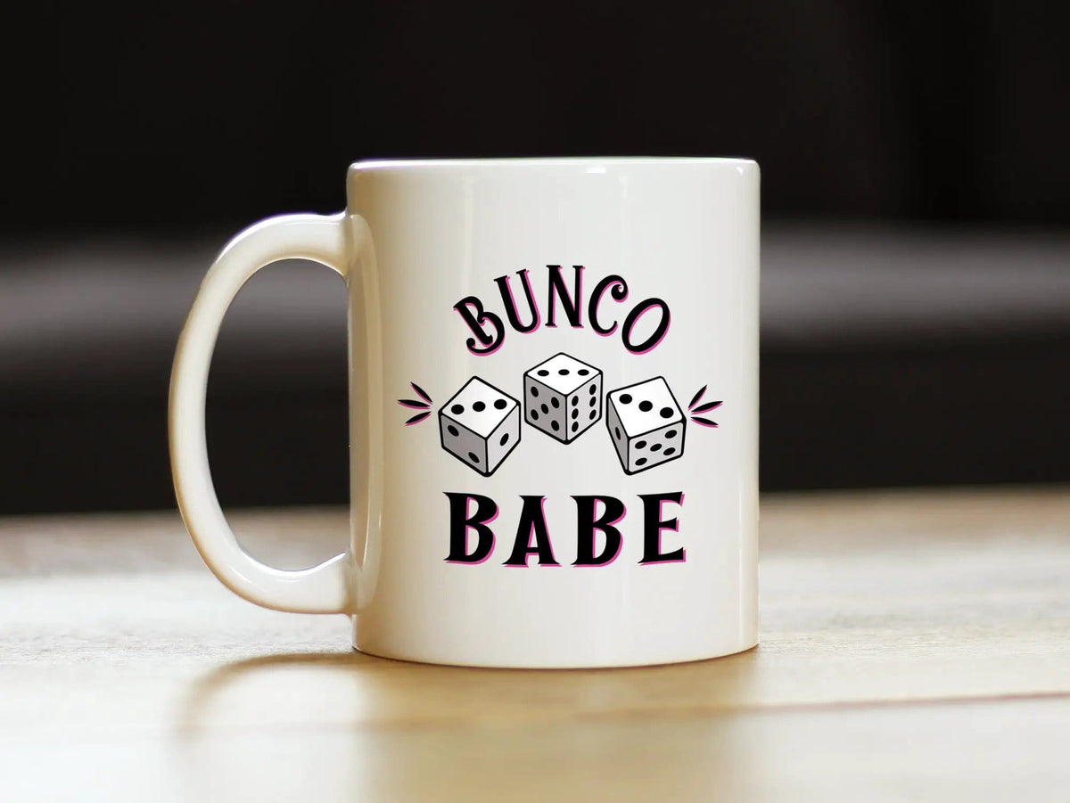 Ceramic Coffee Mug | Dishwasher & Microwave Safe | Double Printed | Bunco Babe