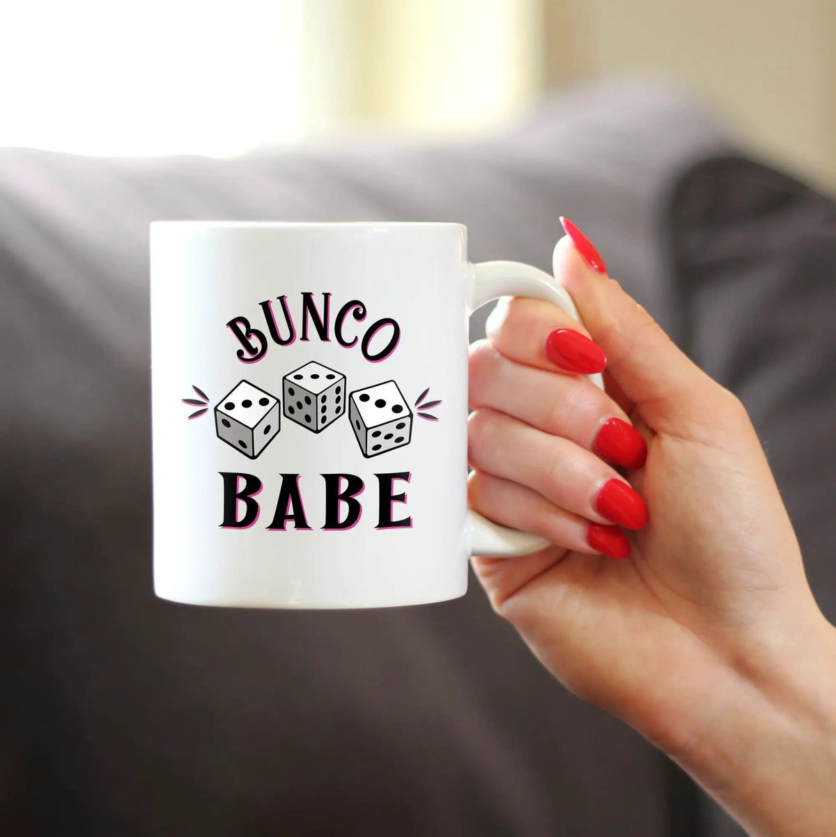 Ceramic Coffee Mug | Dishwasher & Microwave Safe | Double Printed | Bunco Babe