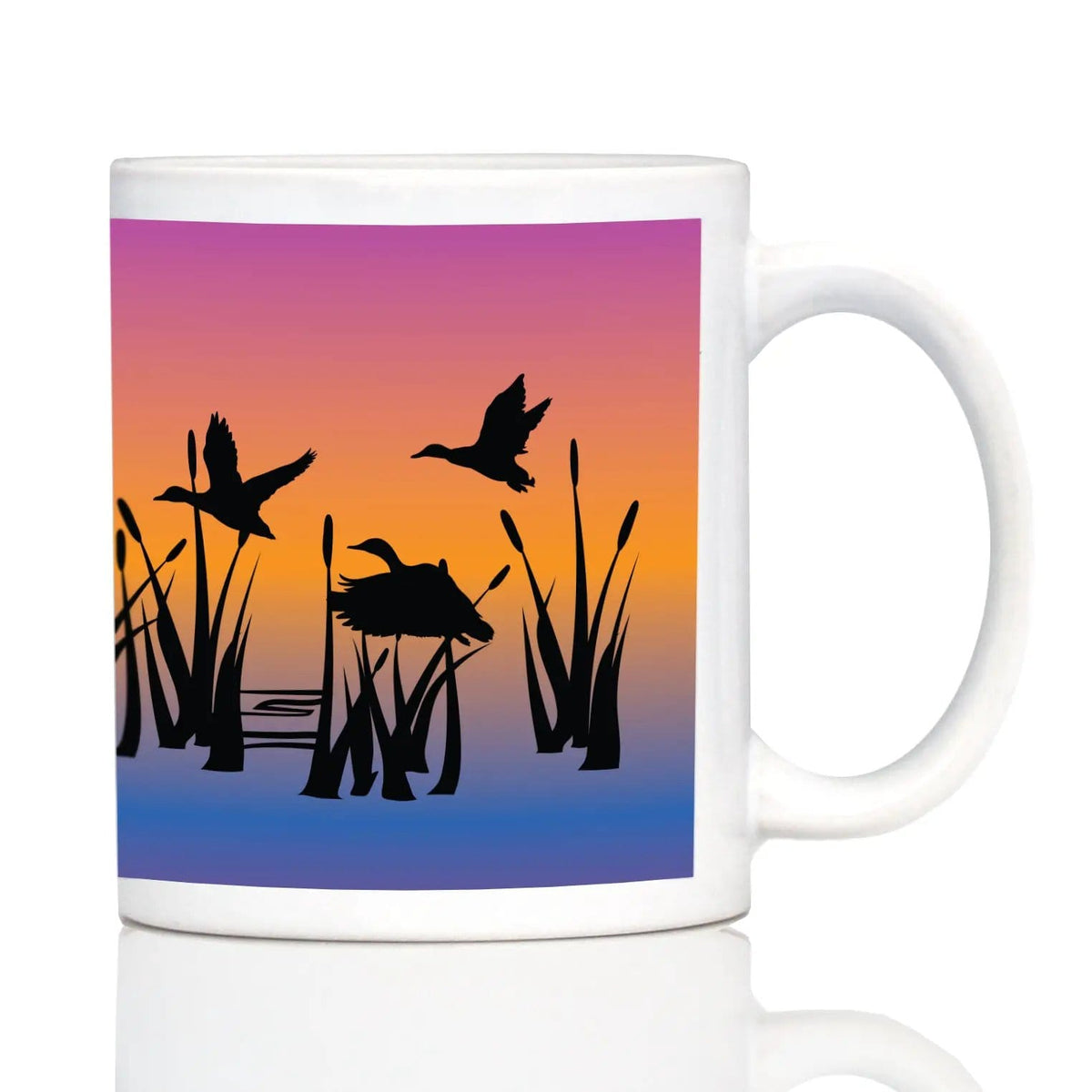 Ceramic Coffee Mug | Dishwasher & Microwave Safe | Double Printed | Duck Pond