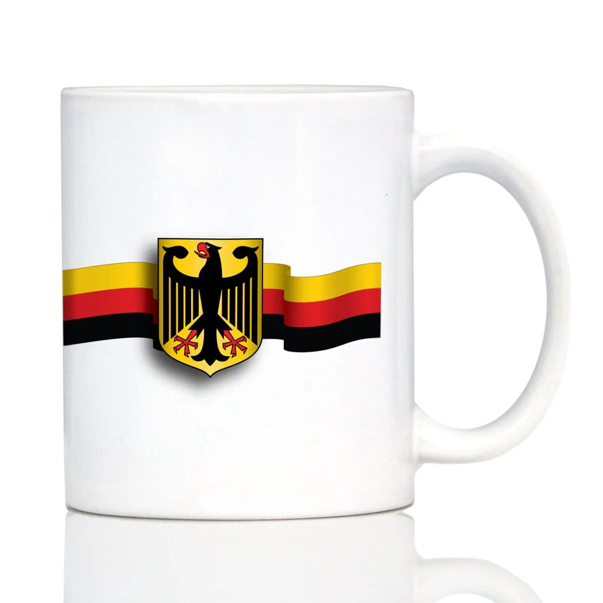 Ceramic Coffee Mug | Dishwasher & Microwave Safe | Double Printed | German Flag