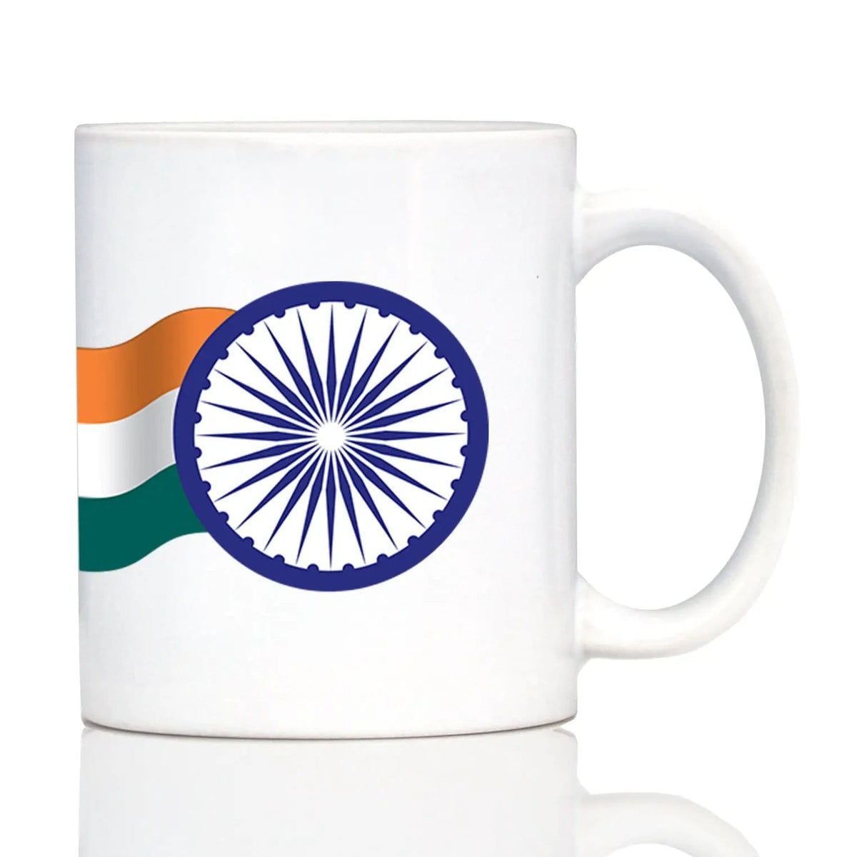 Ceramic Coffee Mug | Dishwasher & Microwave Safe | Double Printed | India Flag