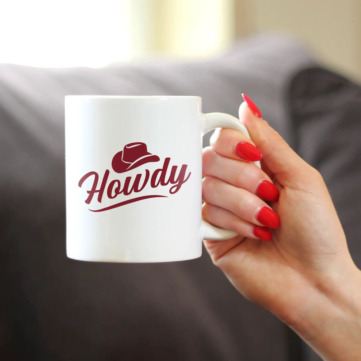 Ceramic Coffee Mug | Dishwasher & Microwave Safe | Double Printed | Howdy