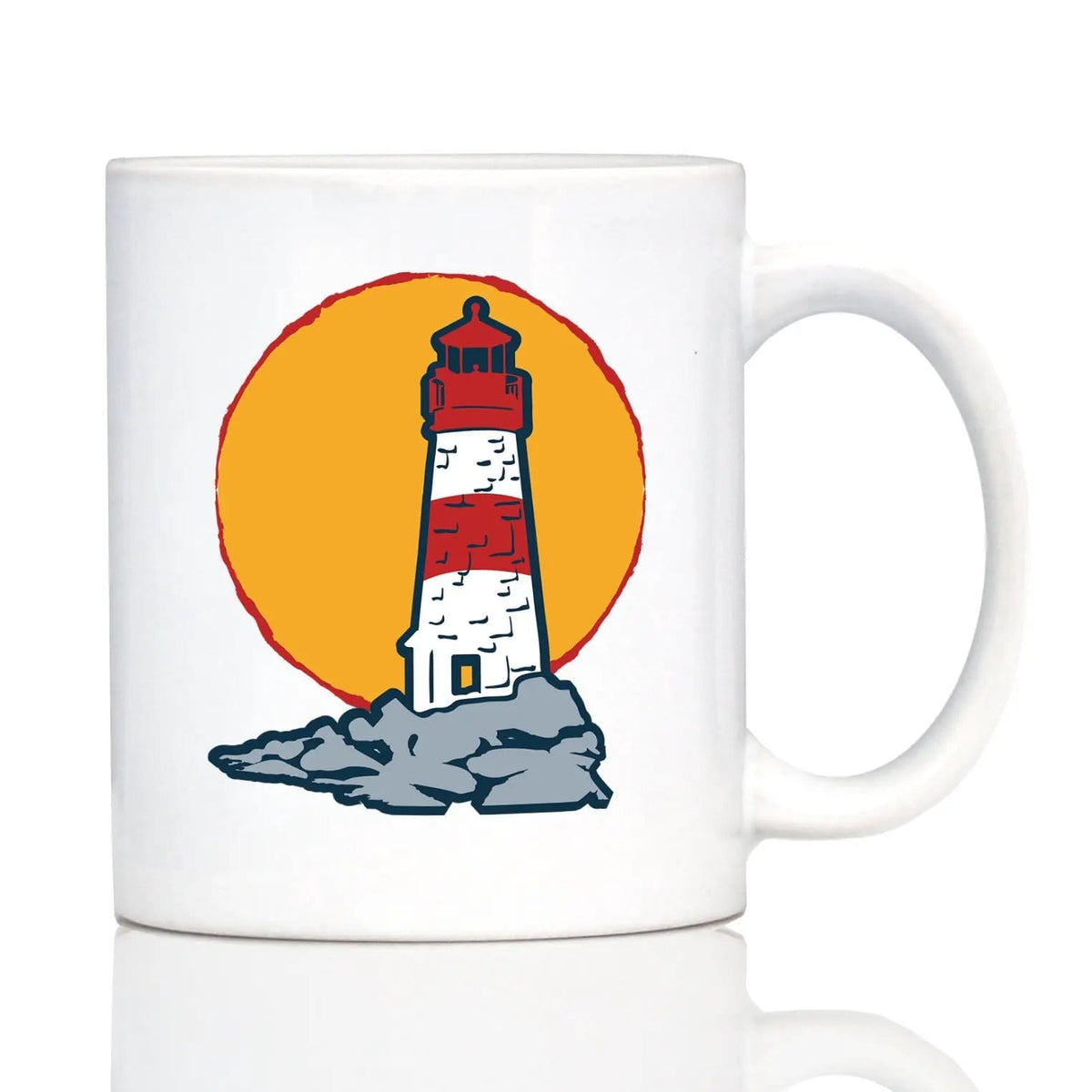 Ceramic Coffee Mug | Dishwasher & Microwave Safe | Double Printed | Lighthouse