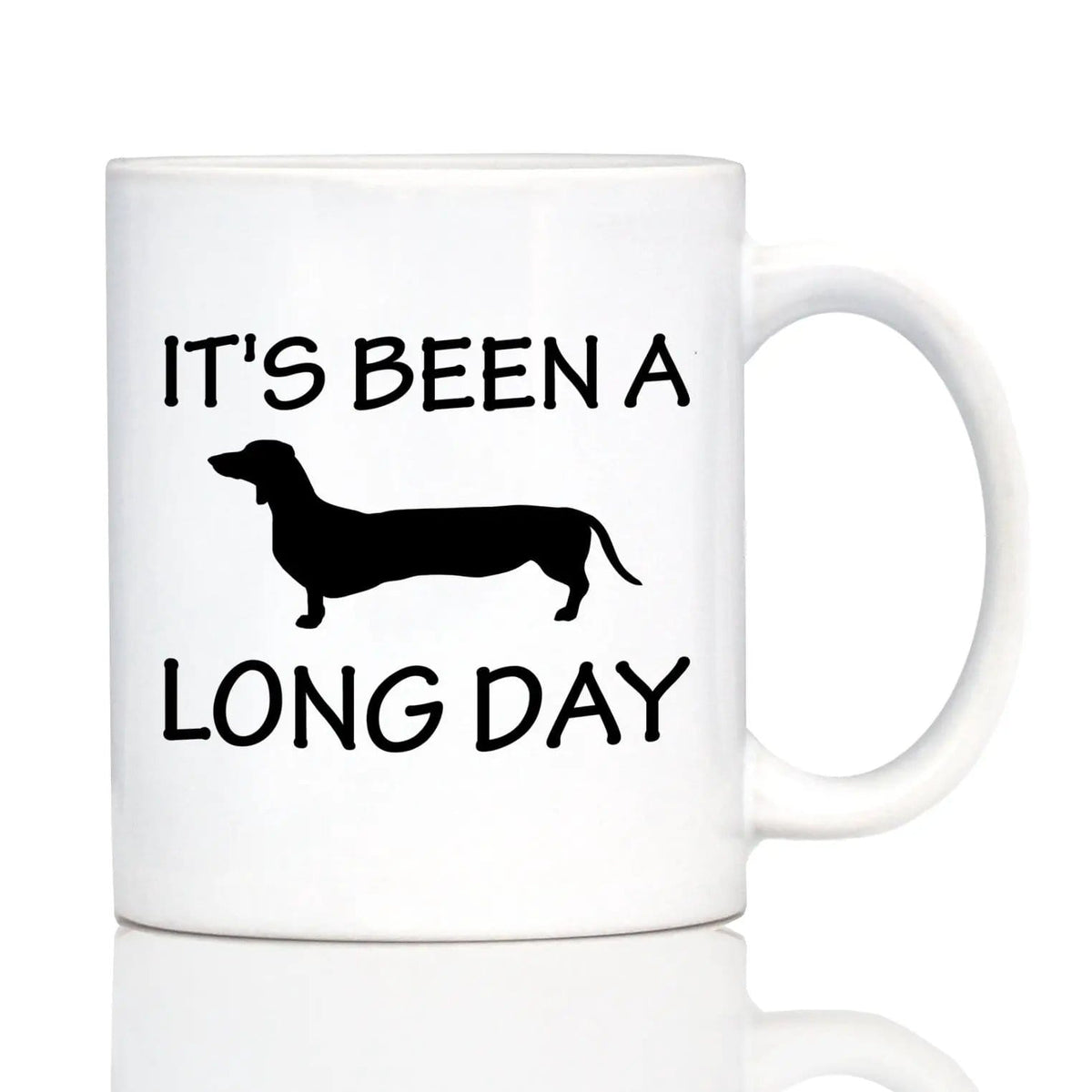 Etched Stemless Wine Glass | 17 oz | Dishwasher Safe | It's Been a Long Day - Cute Dachshund Engraved