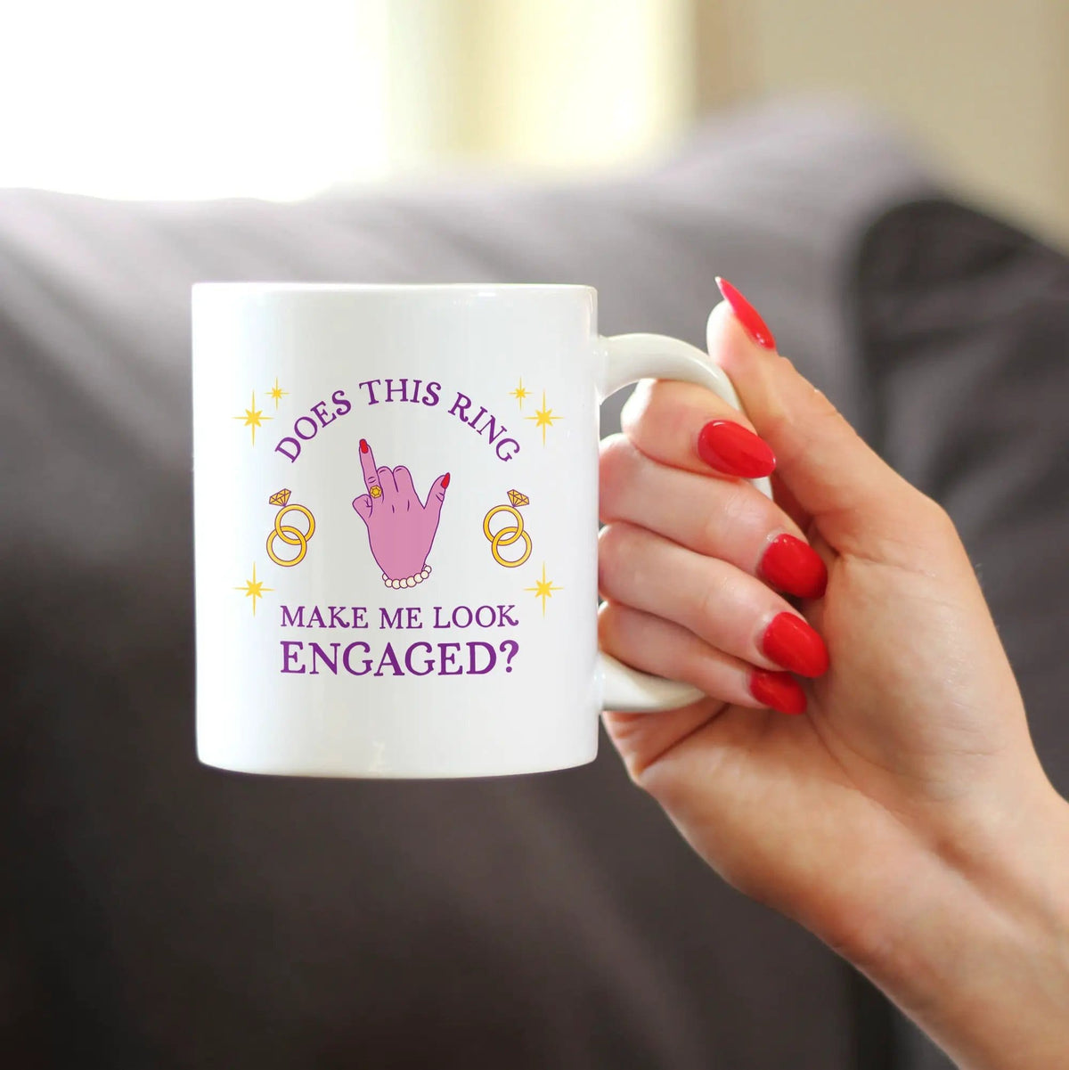 Ceramic Coffee Mug | Dishwasher & Microwave Safe | Double Printed | Engagement Gift