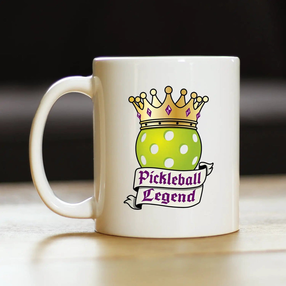 Ceramic Coffee Mug | Dishwasher & Microwave Safe | Double Printed | Pickleball Legend