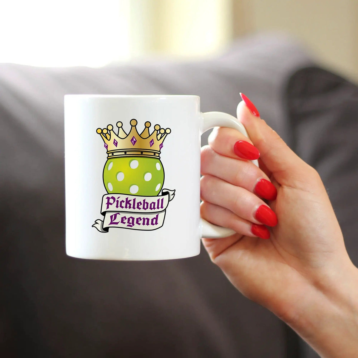 Ceramic Coffee Mug | Dishwasher & Microwave Safe | Double Printed | Pickleball Legend