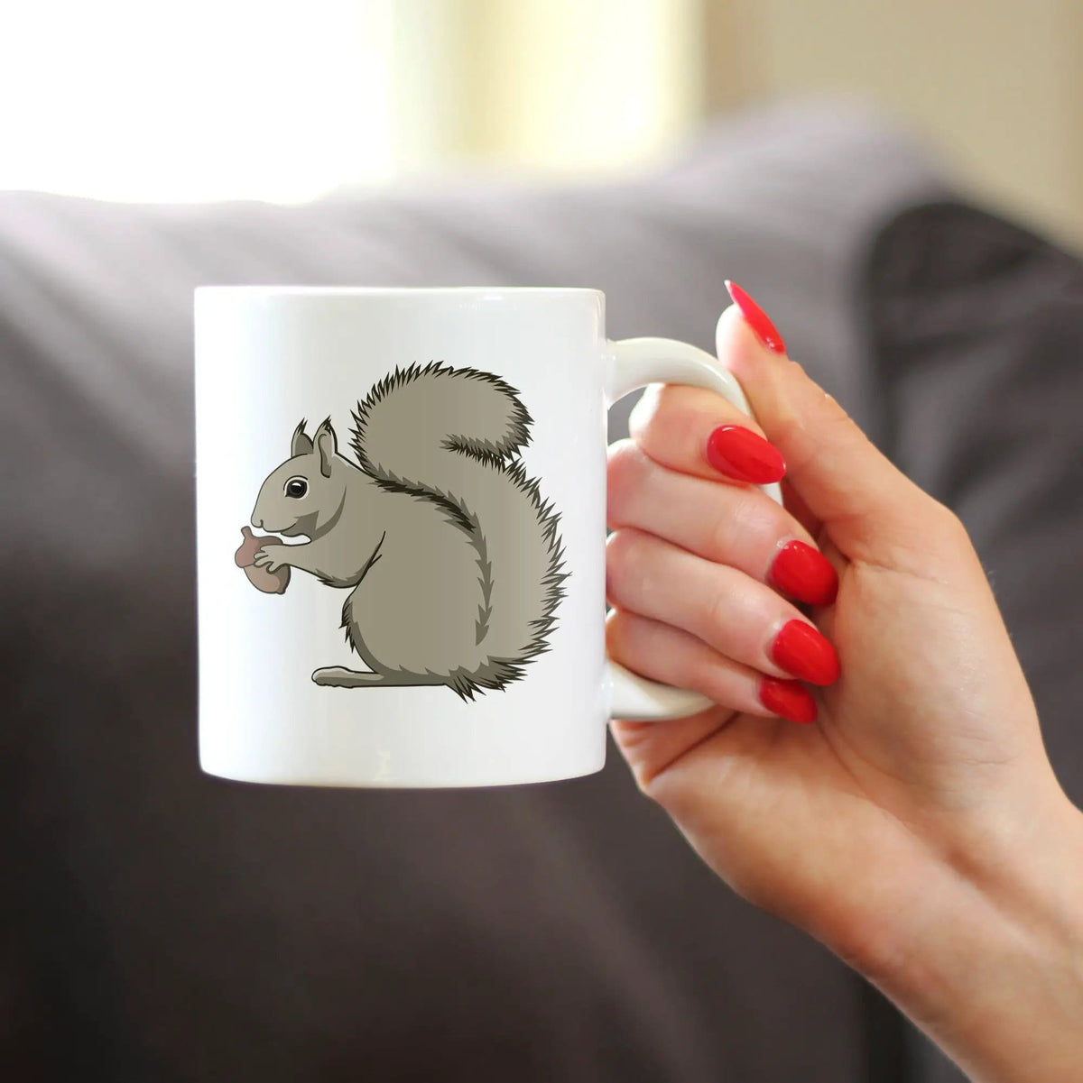 Ceramic Coffee Mug | Dishwasher & Microwave Safe | Double Printed | Squirrel