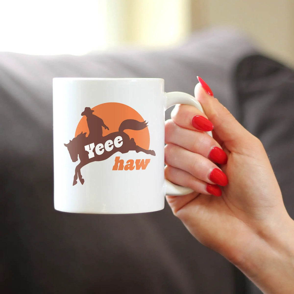 Ceramic Coffee Mug | Dishwasher & Microwave Safe | Double Printed | Yeehaw