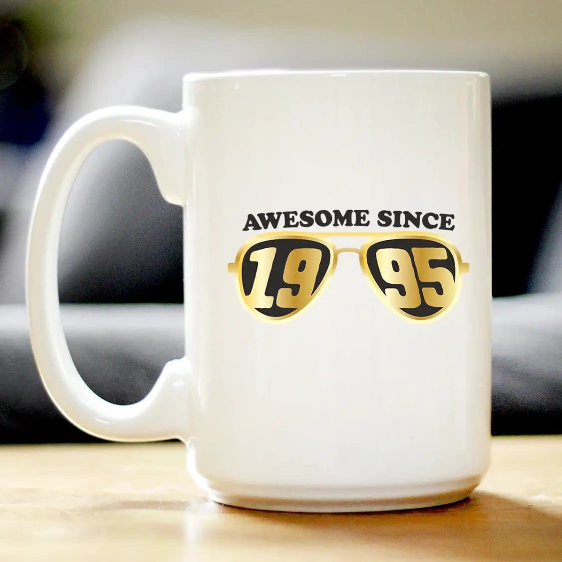 Ceramic Coffee Mug | Dishwasher & Microwave Safe | Double Printed | Awesome Since 1995