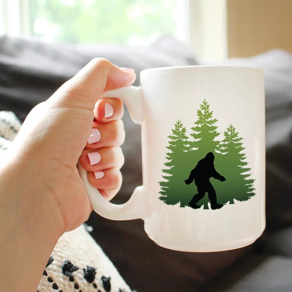 Ceramic Coffee Mug | Dishwasher & Microwave Safe | Double Printed | Bigfoot
