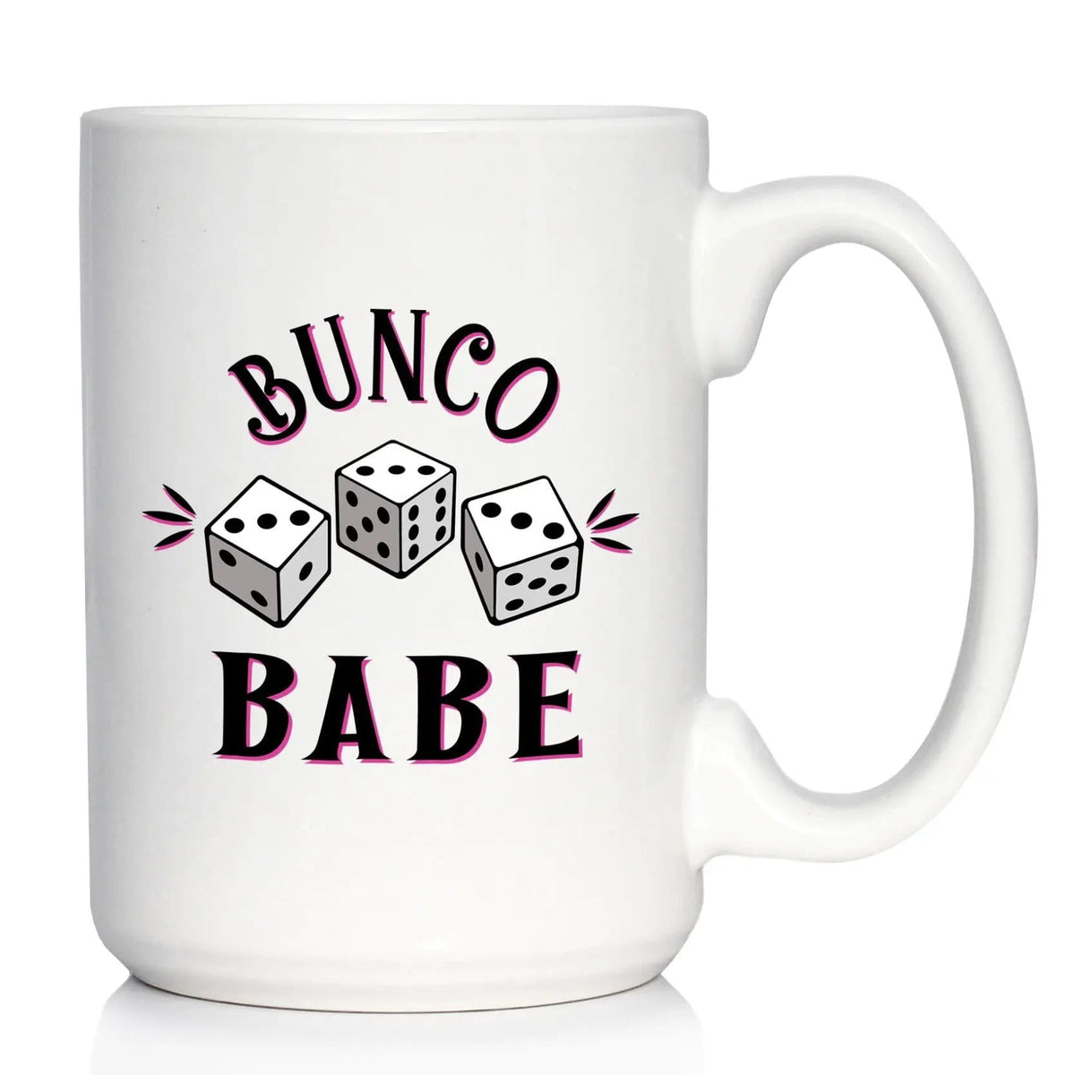 Ceramic Coffee Mug | Dishwasher & Microwave Safe | Double Printed | Bunco Babe