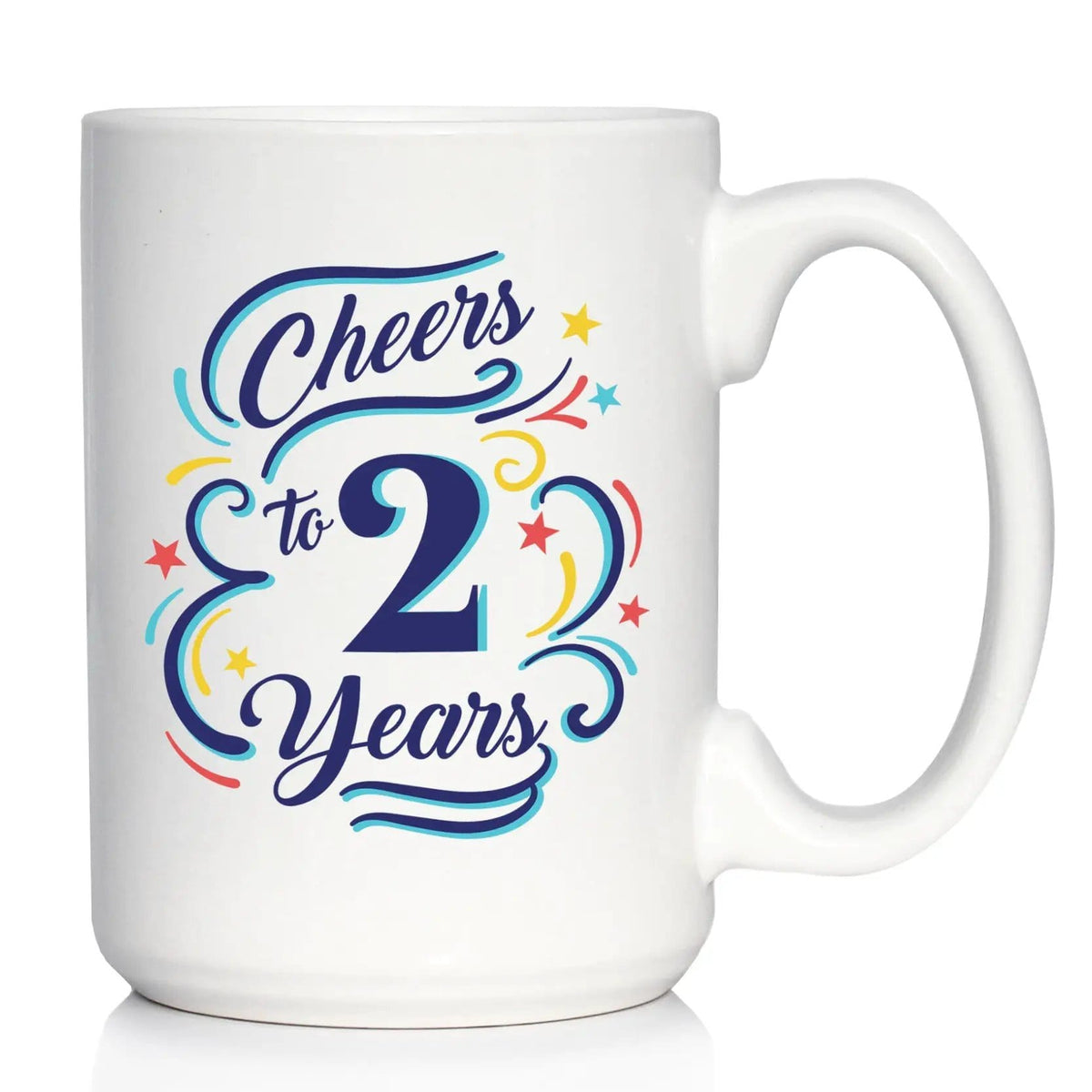 Etched Stemless Wine Glass | 11 oz | Dishwasher Safe | Cheers to Years - Anniversary Party Cups & Decor