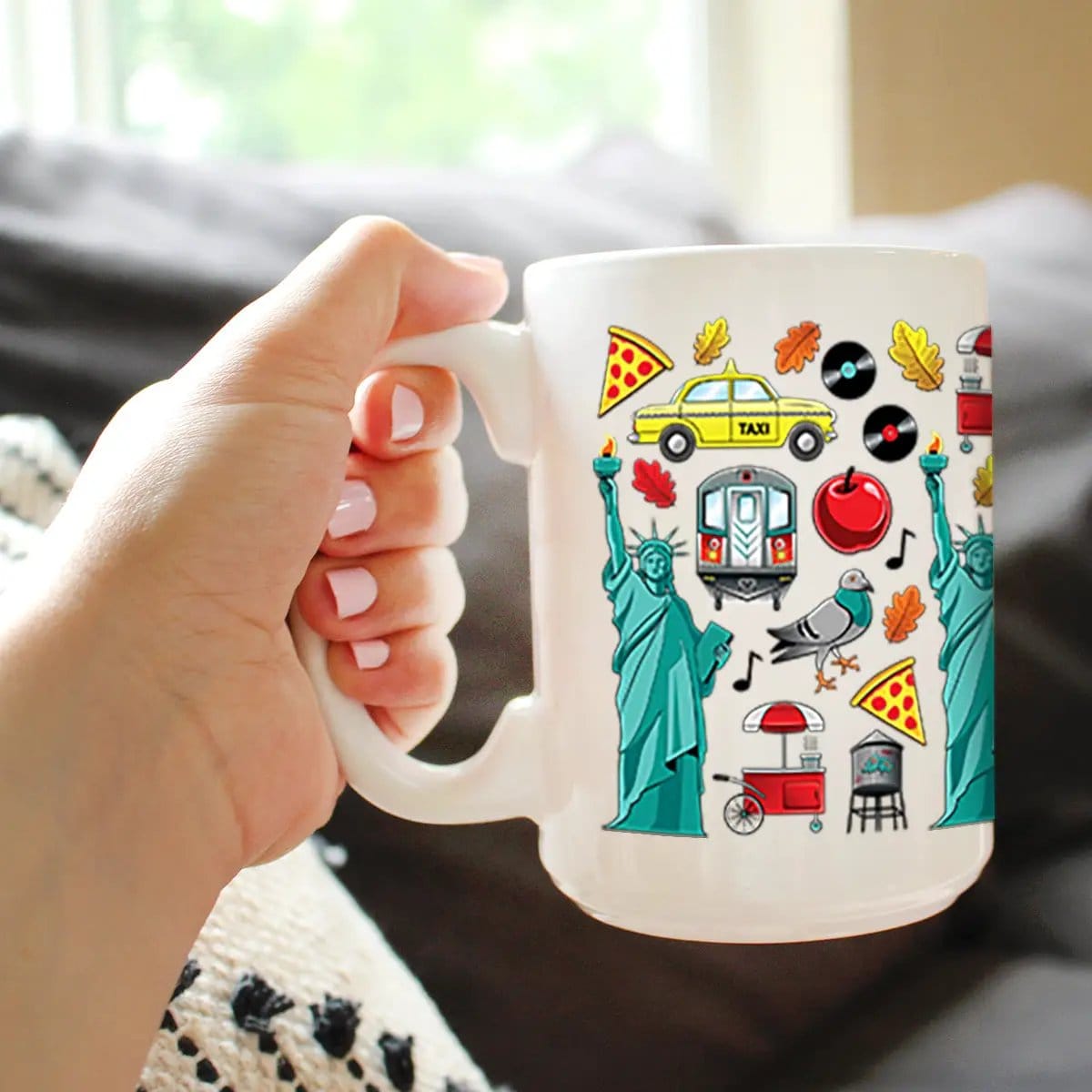 Ceramic Coffee Mug | Dishwasher & Microwave Safe | Double Printed | New York City