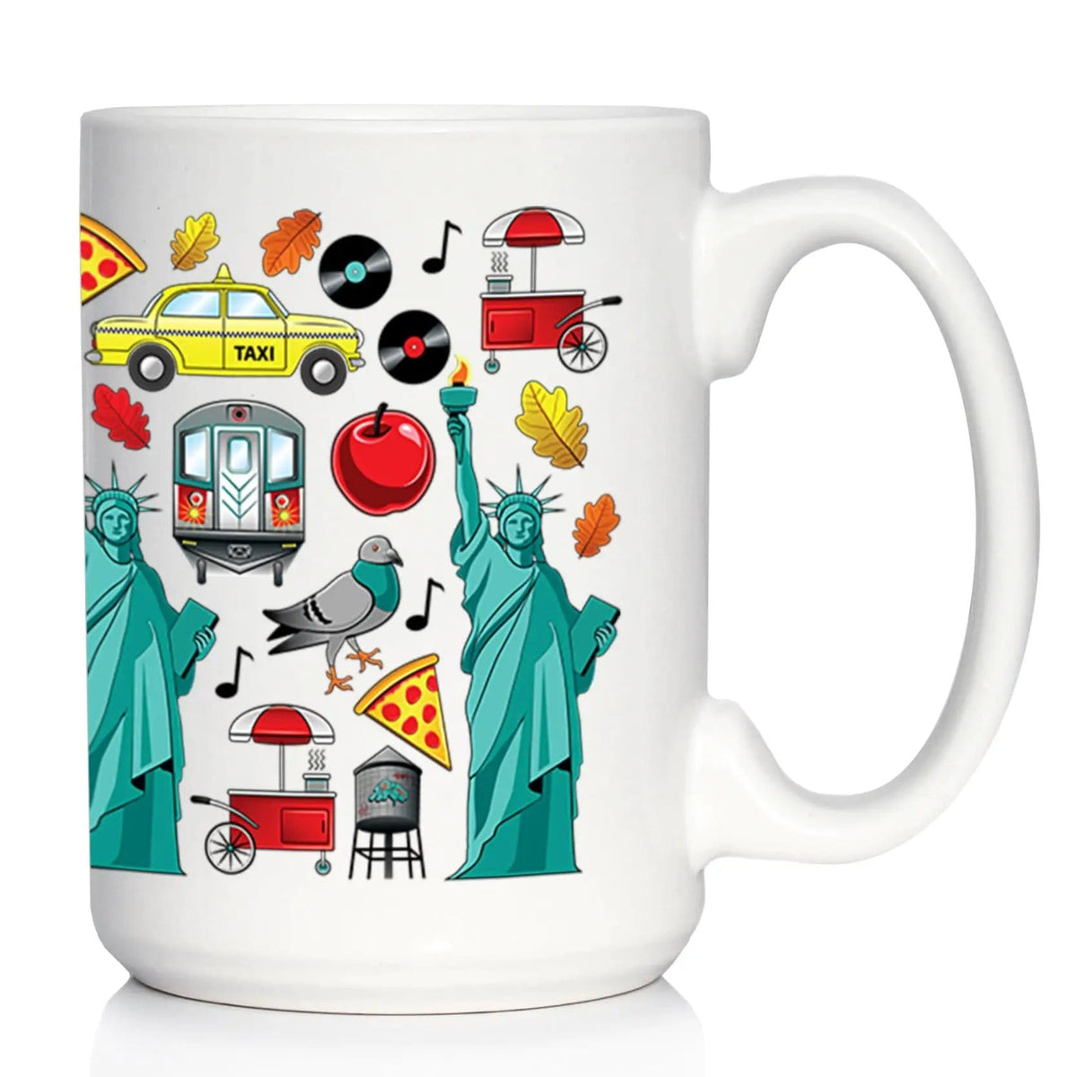 Ceramic Coffee Mug | Dishwasher & Microwave Safe | Double Printed | New York City