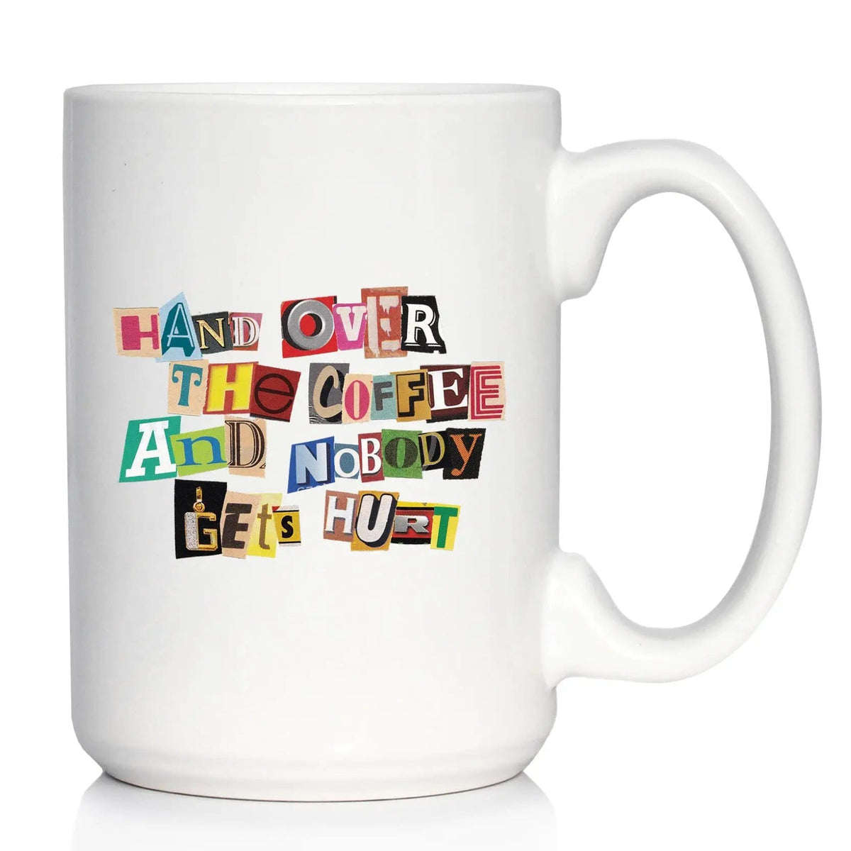 Ceramic Coffee Mug | Dishwasher & Microwave Safe | Double Printed | Coffee Ransom Note