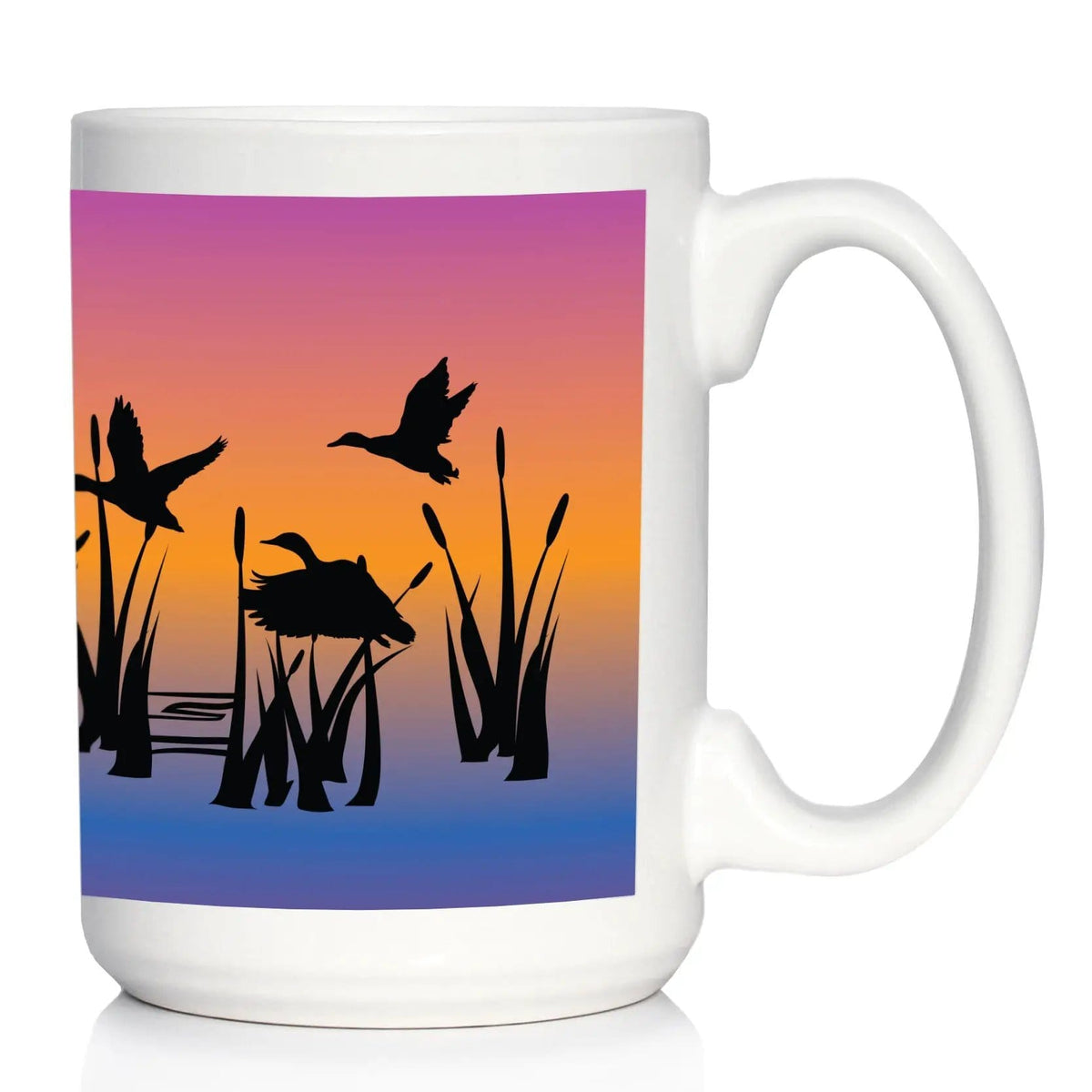 Ceramic Coffee Mug | Dishwasher & Microwave Safe | Double Printed | Duck Pond