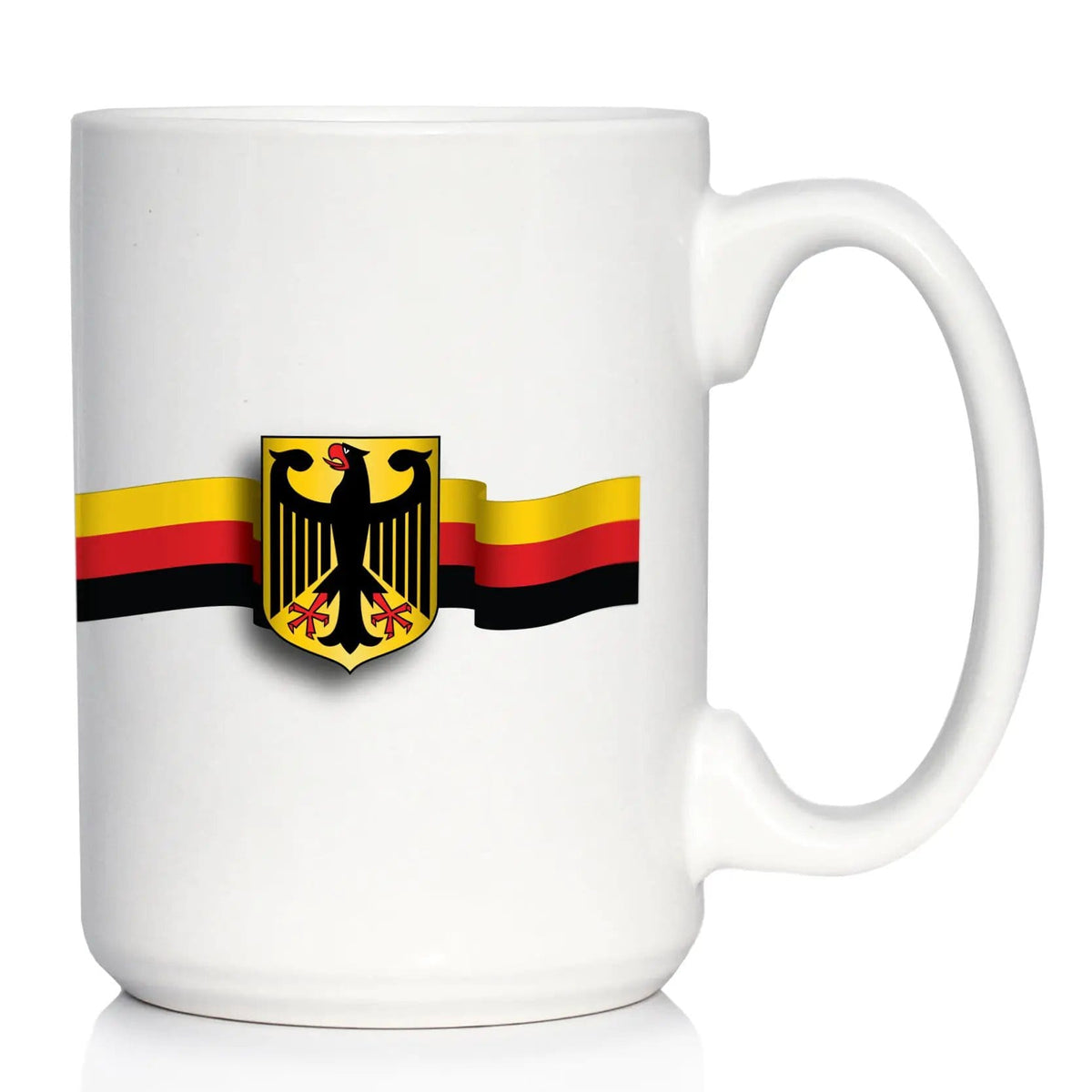 Ceramic Coffee Mug | Dishwasher & Microwave Safe | Double Printed | German Flag