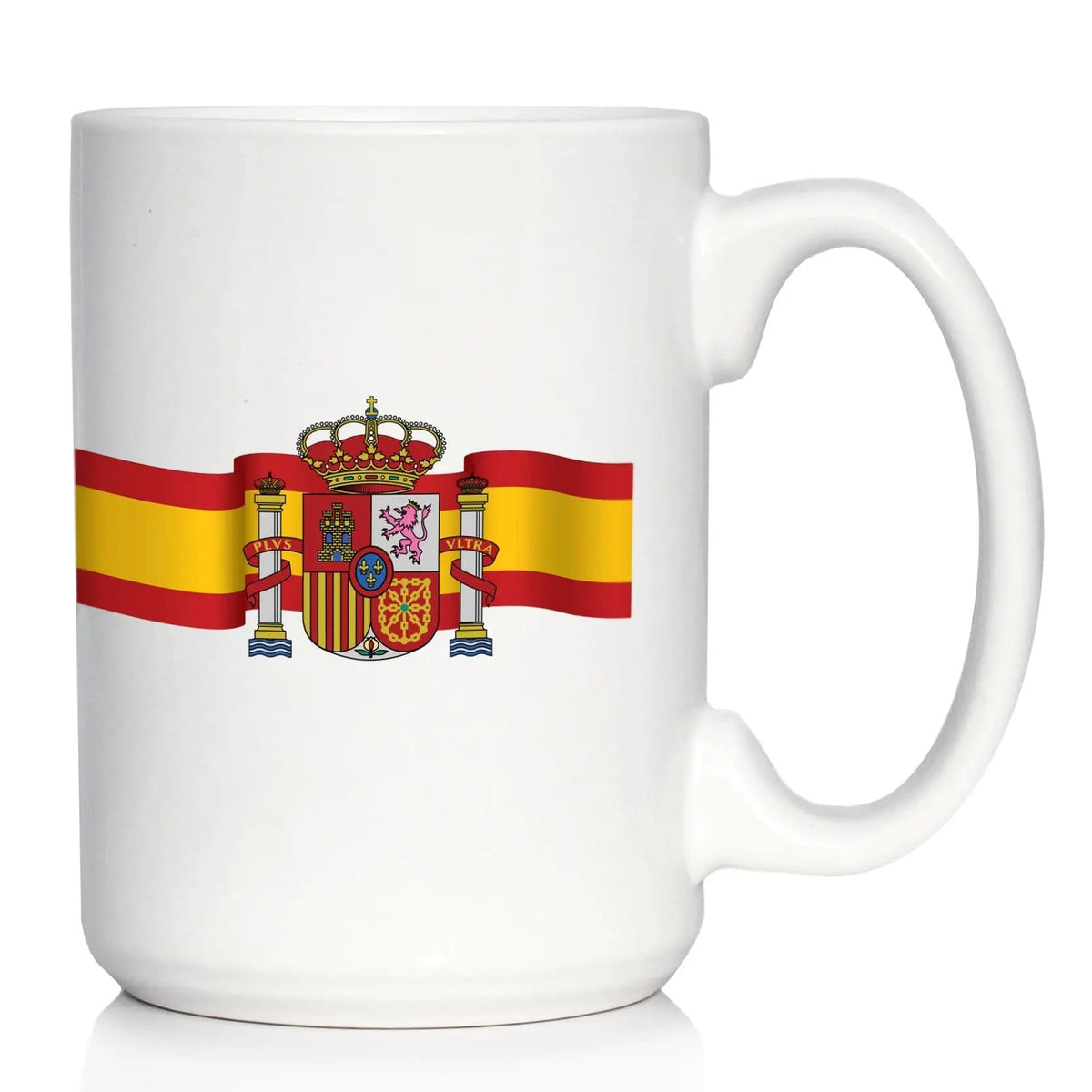 Ceramic Coffee Mug | Dishwasher & Microwave Safe | Double Printed | Spain Flag