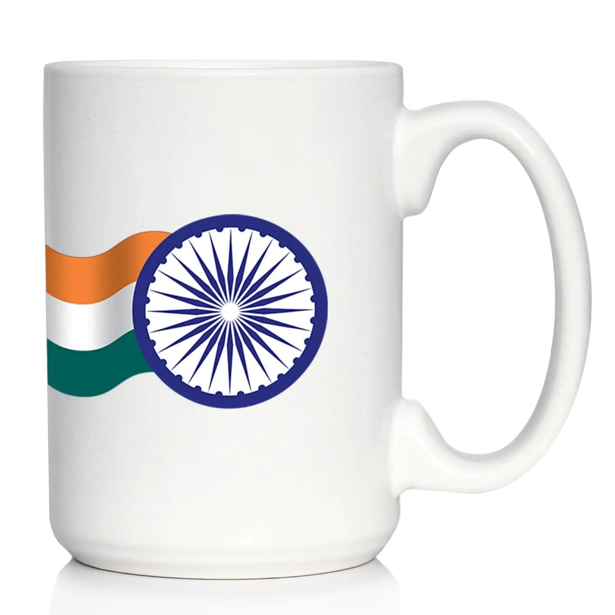 Ceramic Coffee Mug | Dishwasher & Microwave Safe | Double Printed | India Flag