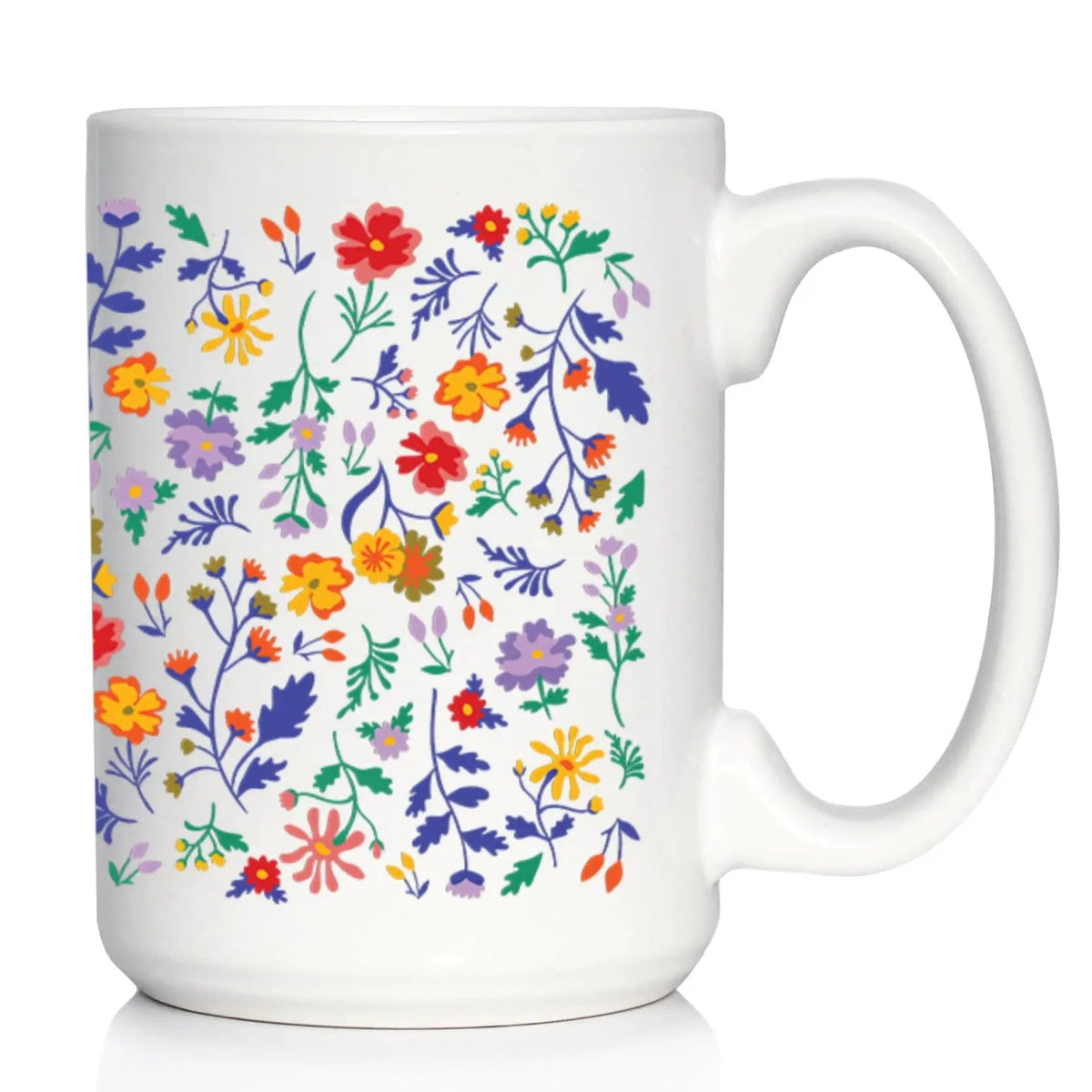 Ceramic Coffee Mug | Dishwasher & Microwave Safe | Double Printed | Spring Floral