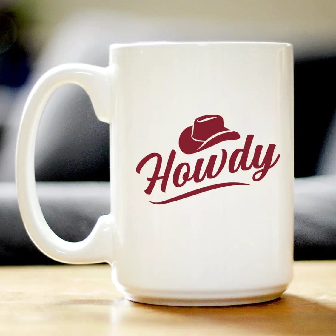 Ceramic Coffee Mug | Dishwasher & Microwave Safe | Double Printed | Howdy
