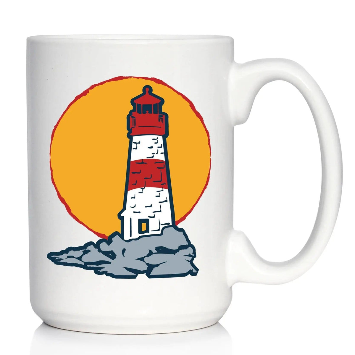 Ceramic Coffee Mug | Dishwasher & Microwave Safe | Double Printed | Lighthouse