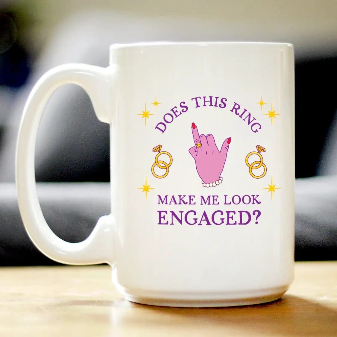 Ceramic Coffee Mug | Dishwasher & Microwave Safe | Double Printed | Engagement Gift