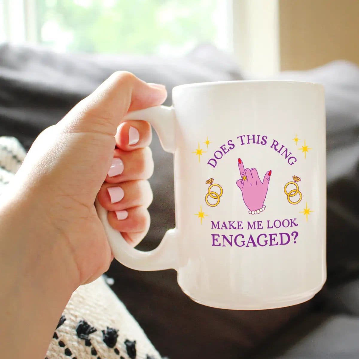 Ceramic Coffee Mug | Dishwasher & Microwave Safe | Double Printed | Engagement Gift