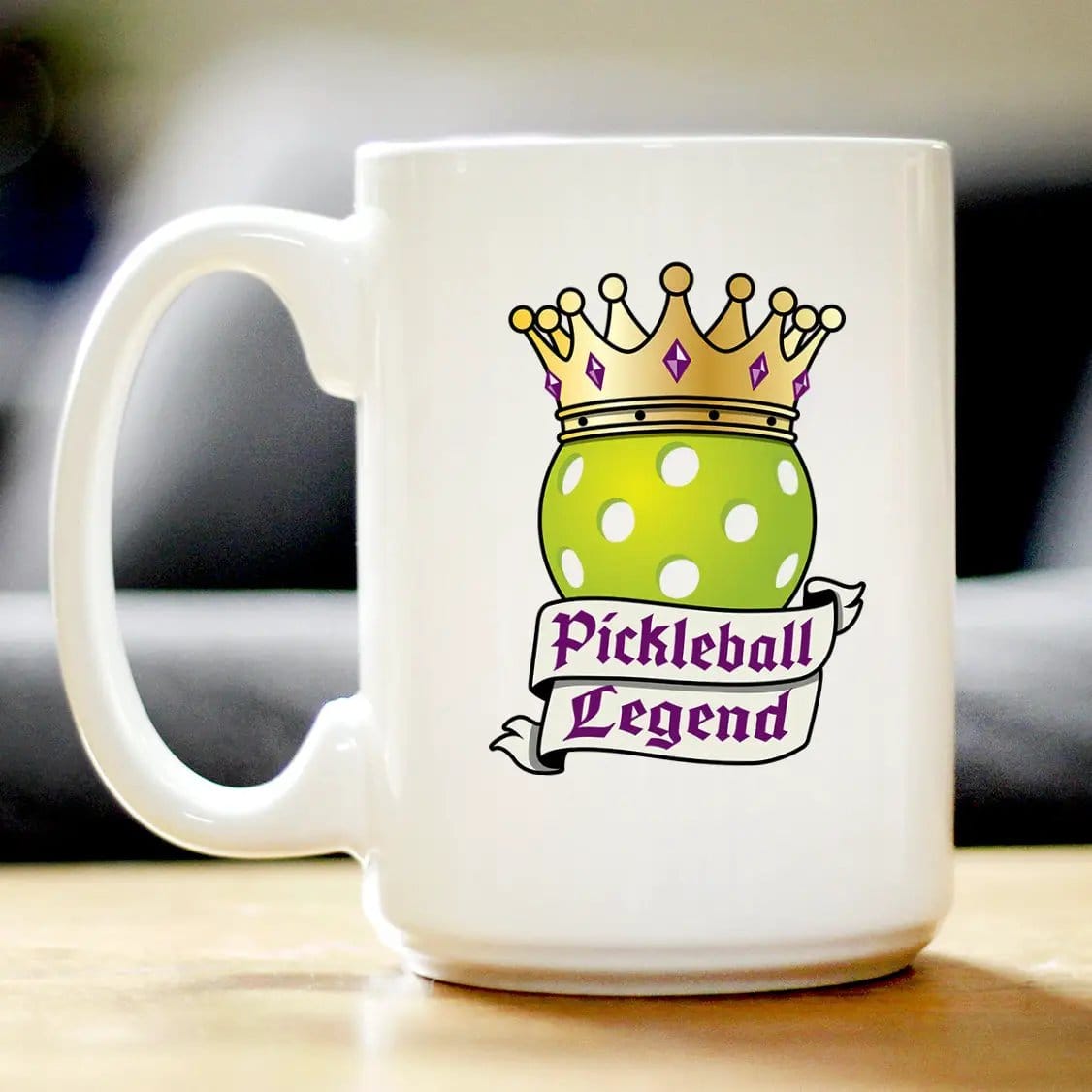 Ceramic Coffee Mug | Dishwasher & Microwave Safe | Double Printed | Pickleball Legend