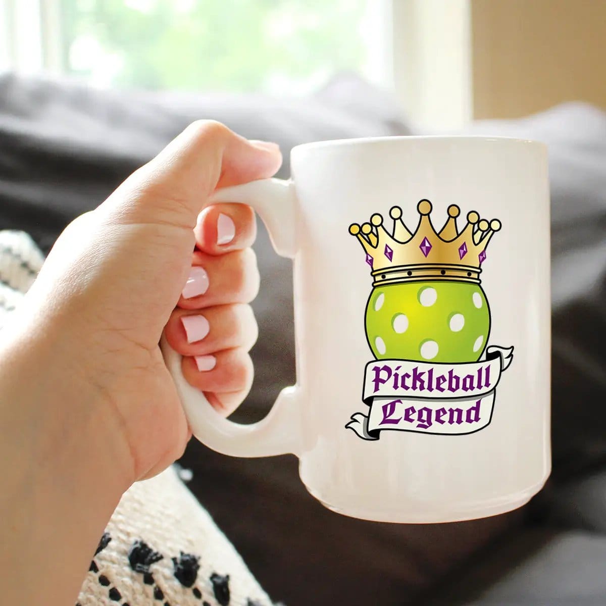 Ceramic Coffee Mug | Dishwasher & Microwave Safe | Double Printed | Pickleball Legend