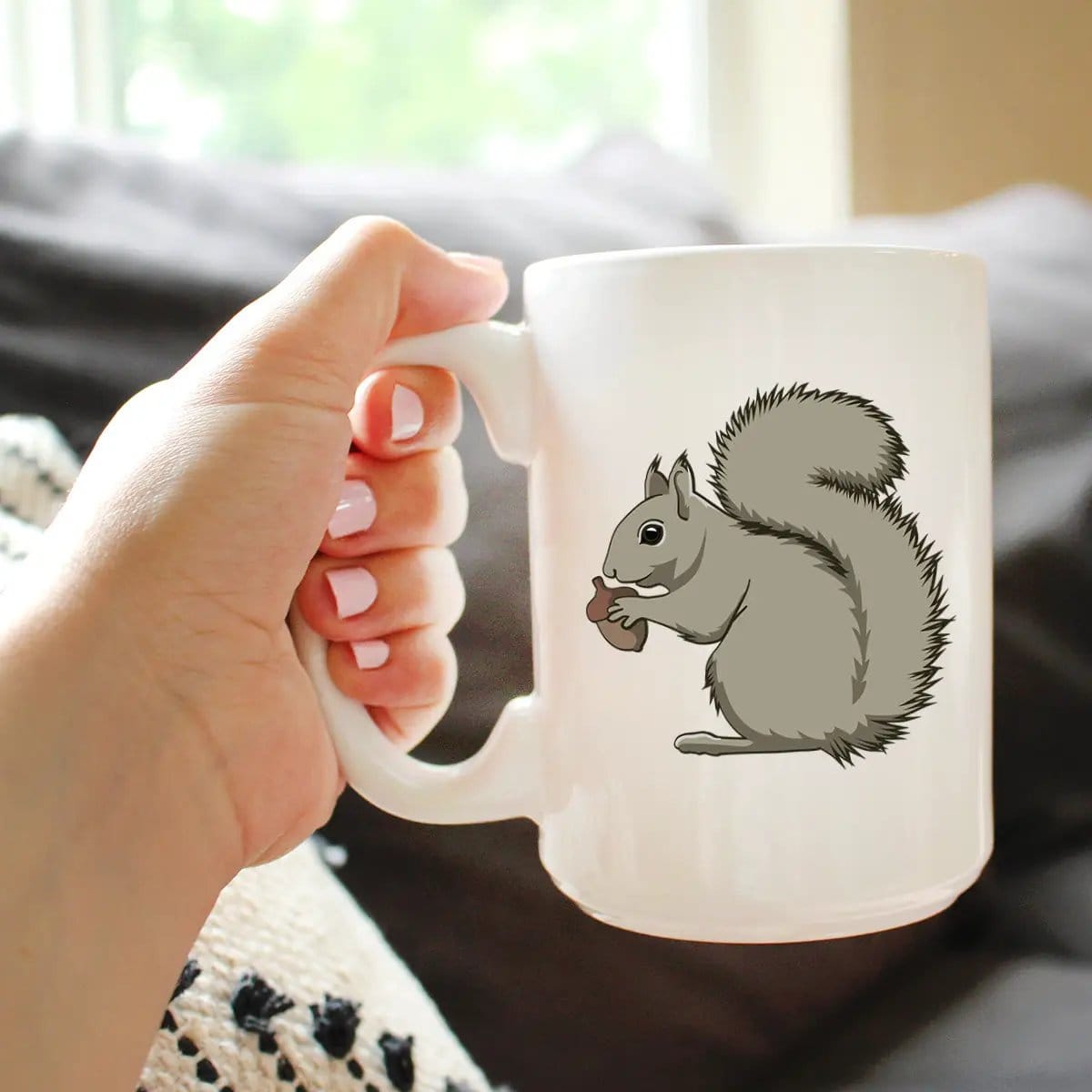 Ceramic Coffee Mug | Dishwasher & Microwave Safe | Double Printed | Squirrel