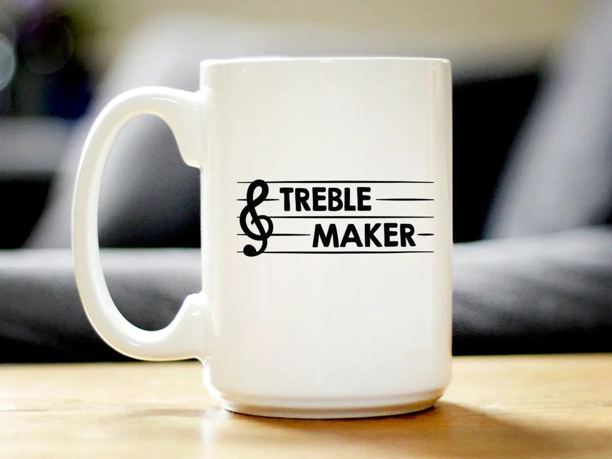 Ceramic Coffee Mug | Dishwasher & Microwave Safe | Double Printed | Treble Maker