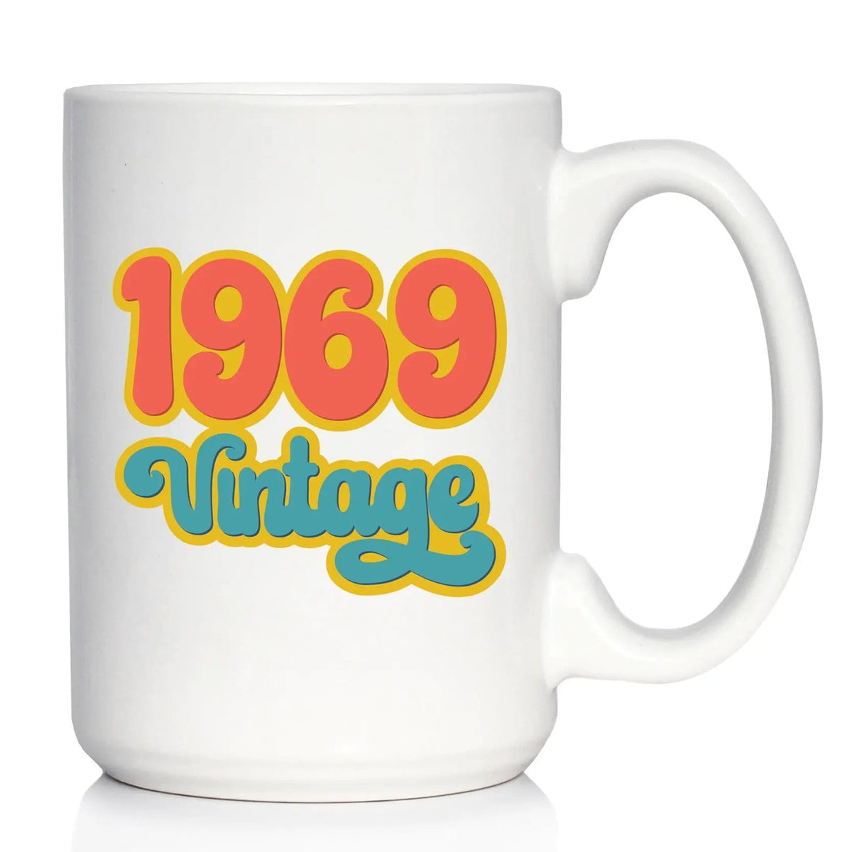 Ceramic Coffee Mug | Dishwasher & Microwave Safe | Double Printed | Vintage 1969 - Fun 57th Birthday