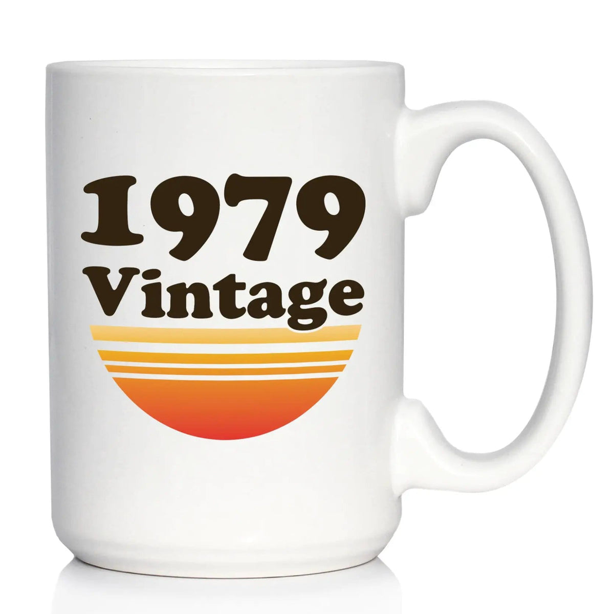 Ceramic Coffee Mug | Dishwasher & Microwave Safe | Double Printed | Vintage 1979 - Fun 47th Birthday