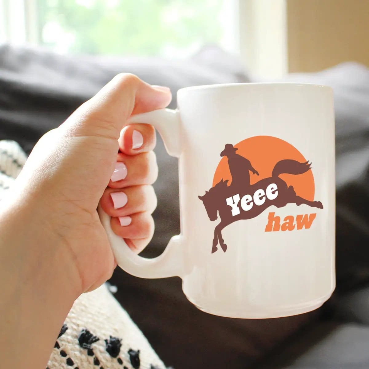Ceramic Coffee Mug | Dishwasher & Microwave Safe | Double Printed | Yeehaw