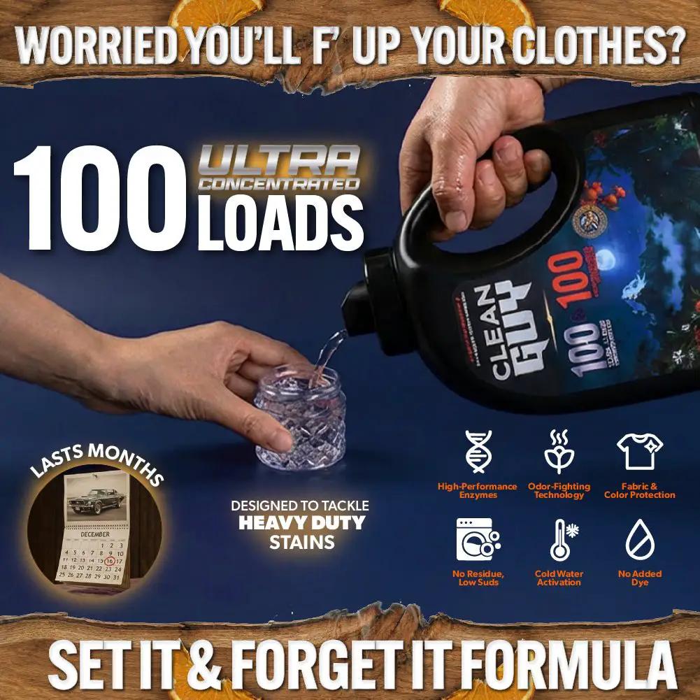 Heavy Duty Premium Laundry Detergent (100 Loads) -  CITRUS & SANDALWOOD