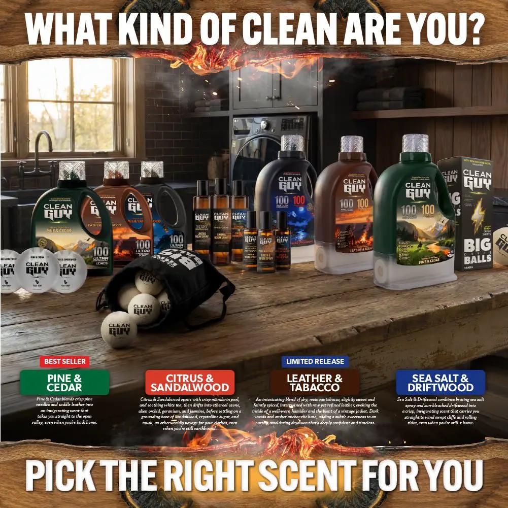 Heavy Duty Premium Laundry Detergent (100 Loads) -  CITRUS & SANDALWOOD
