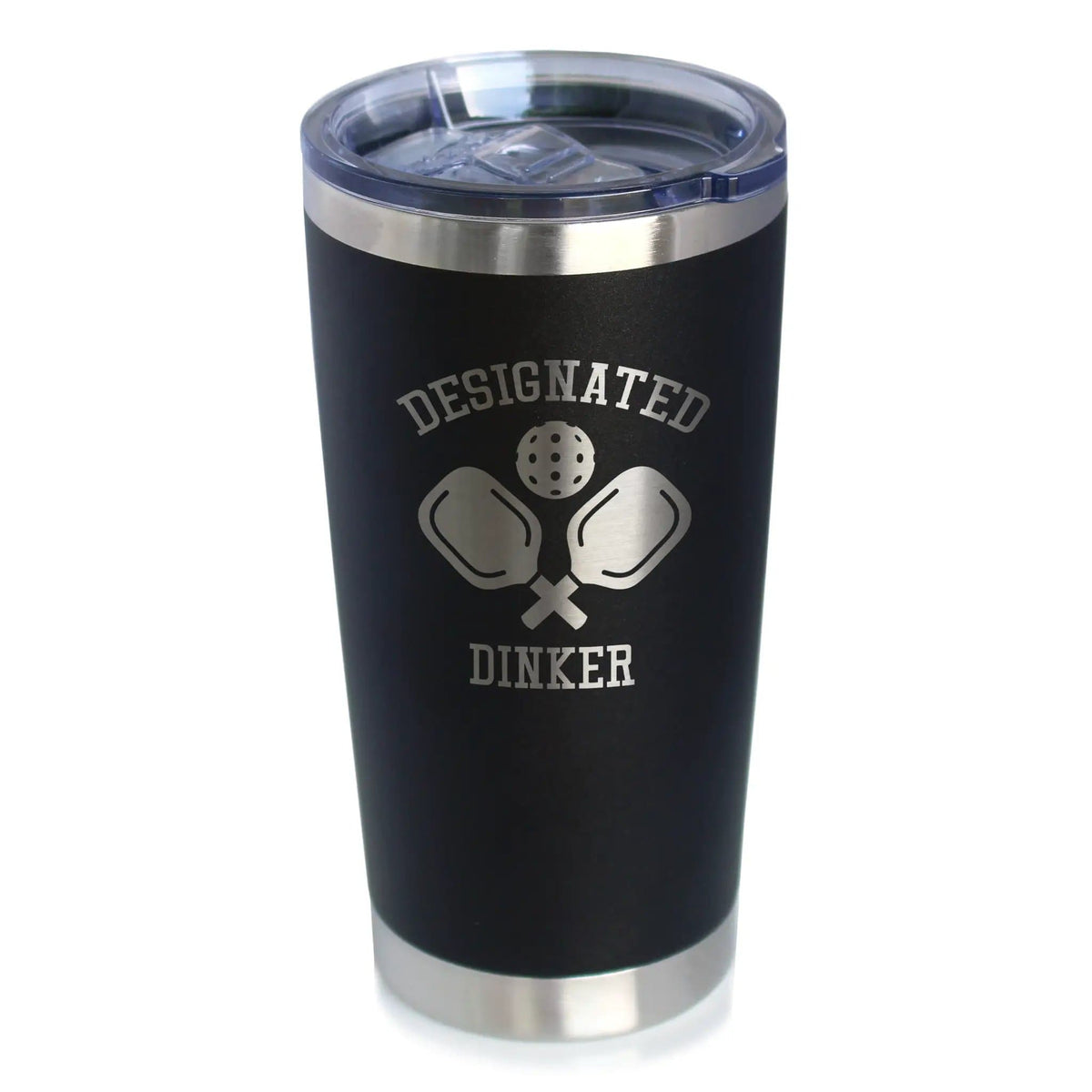Insulated Coffee Tumbler | 20 oz Stainless Steel | Sliding Lid | Designated Dinker